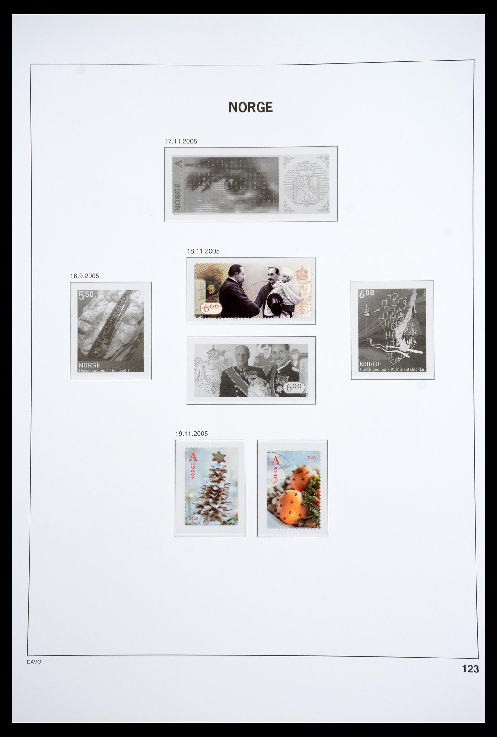 36691 139 - Postzegelverzameling 36691 Norway 1855-2007.