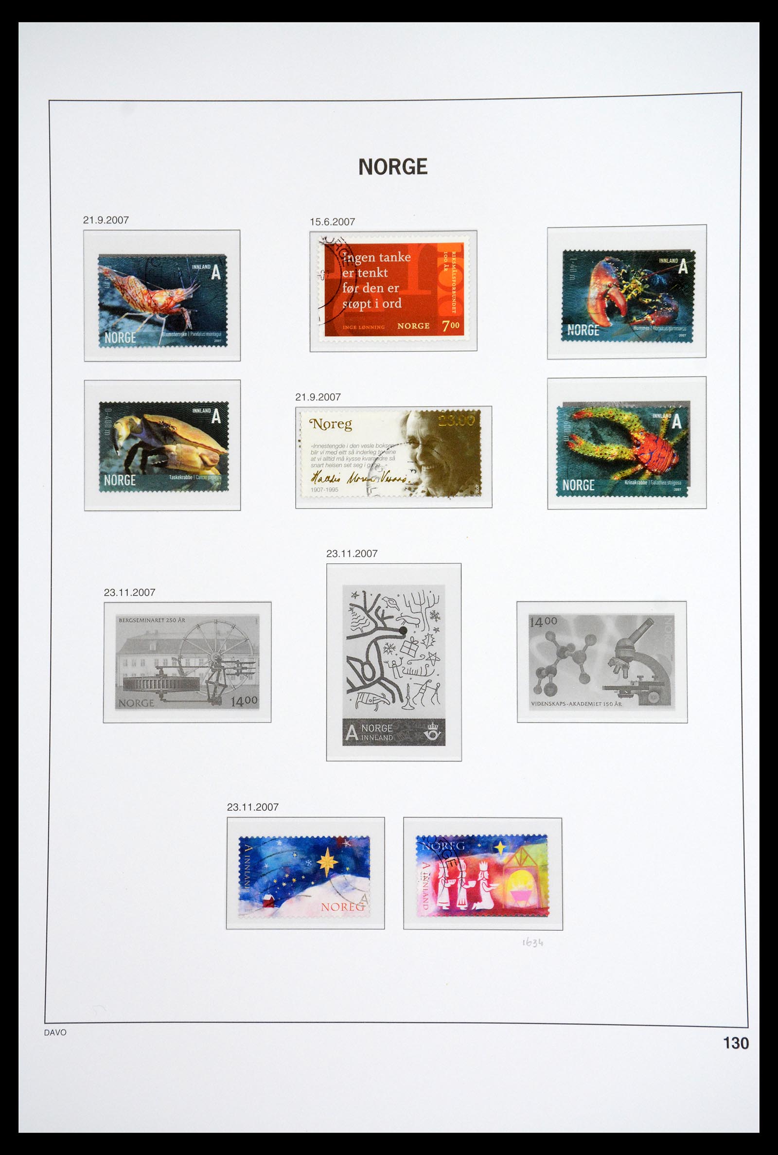 36691 146 - Postzegelverzameling 36691 Norway 1855-2007.