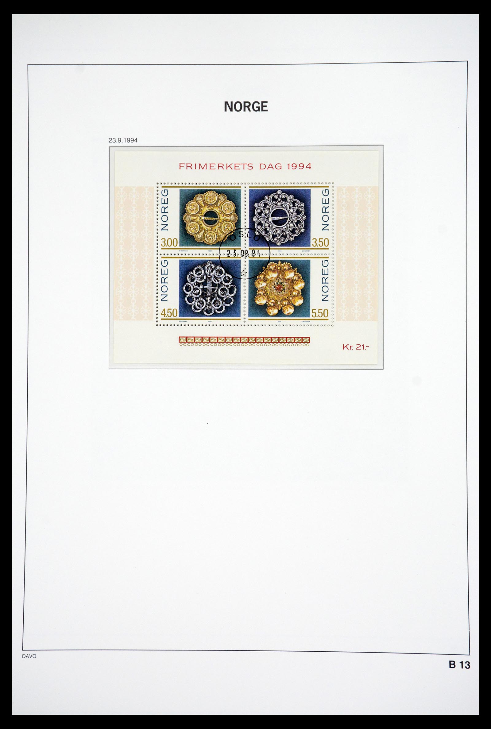 36691 157 - Postzegelverzameling 36691 Norway 1855-2007.