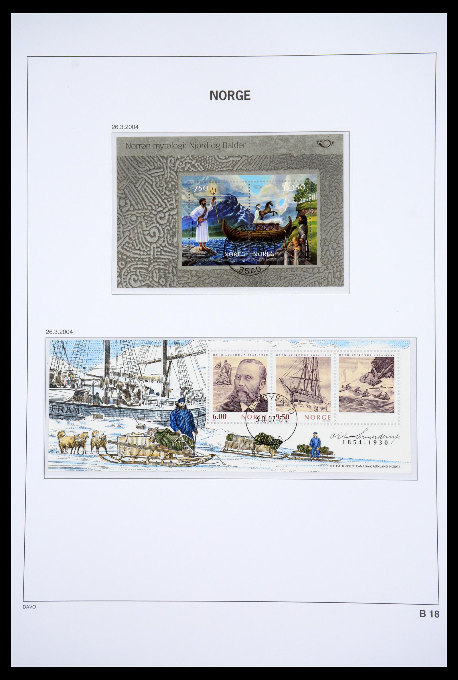 36691 160 - Postzegelverzameling 36691 Norway 1855-2007.