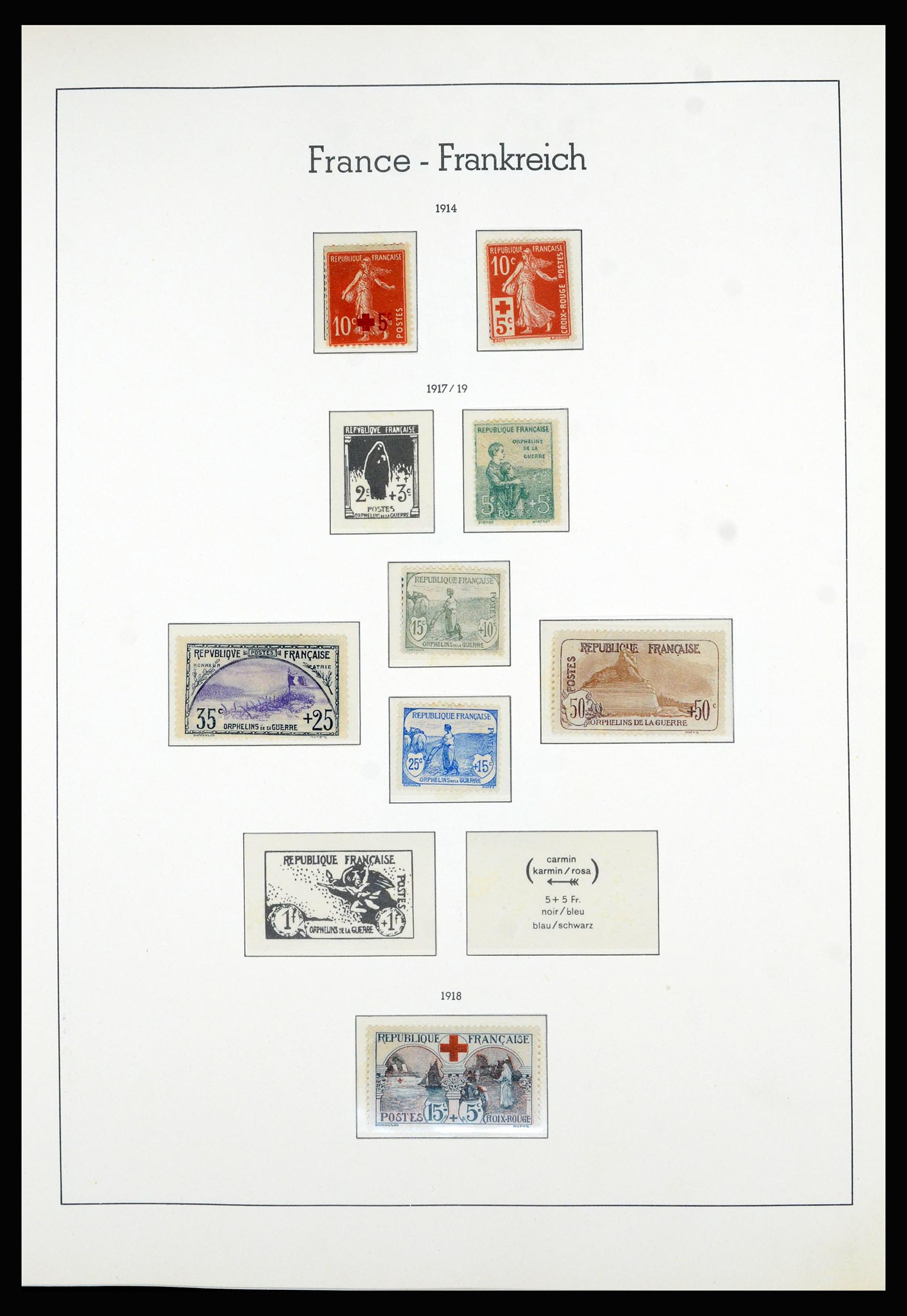 36694 007 - Postzegelverzameling 36694 Frankrijk 1863-2006.