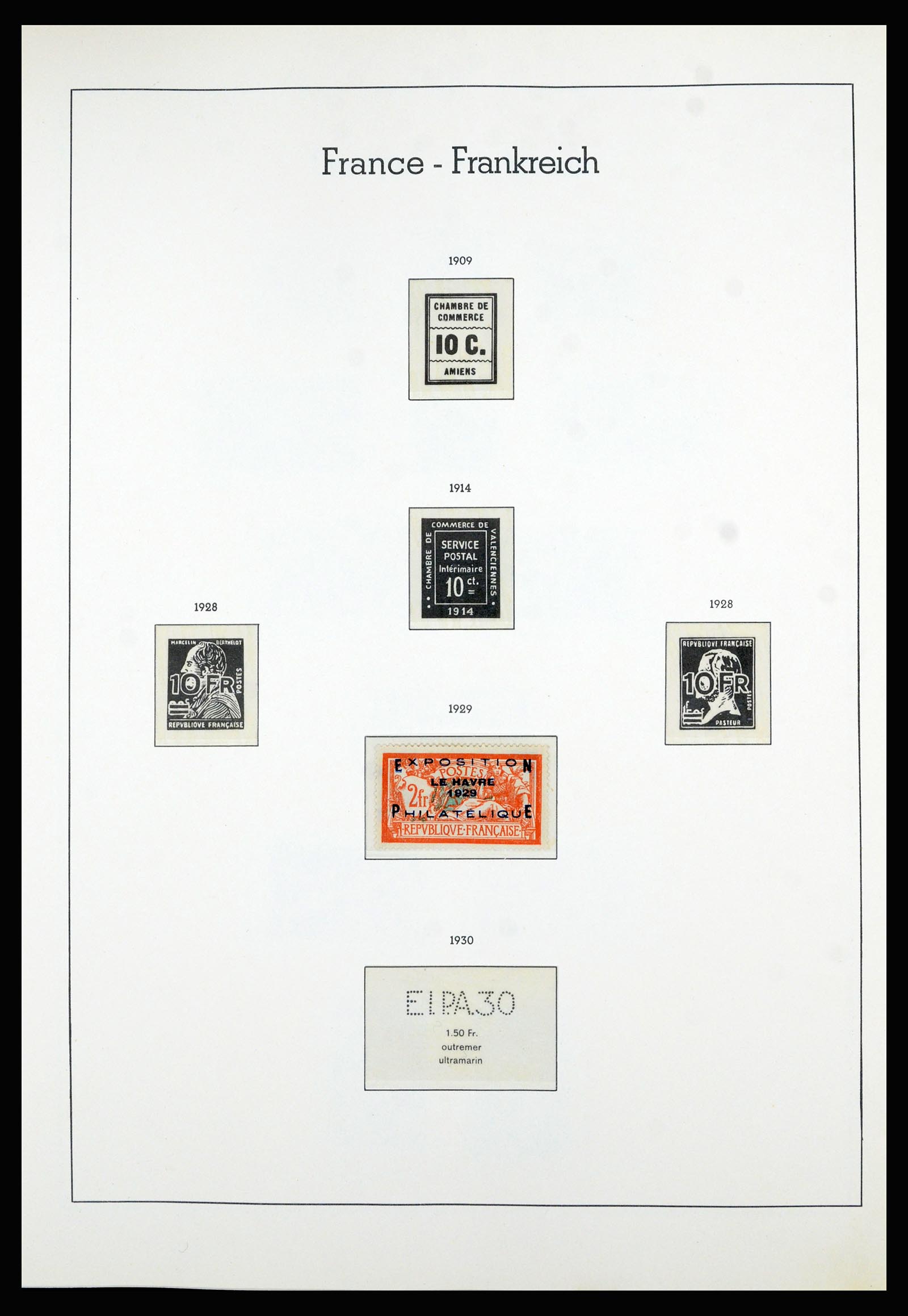 36694 008 - Postzegelverzameling 36694 Frankrijk 1863-2006.
