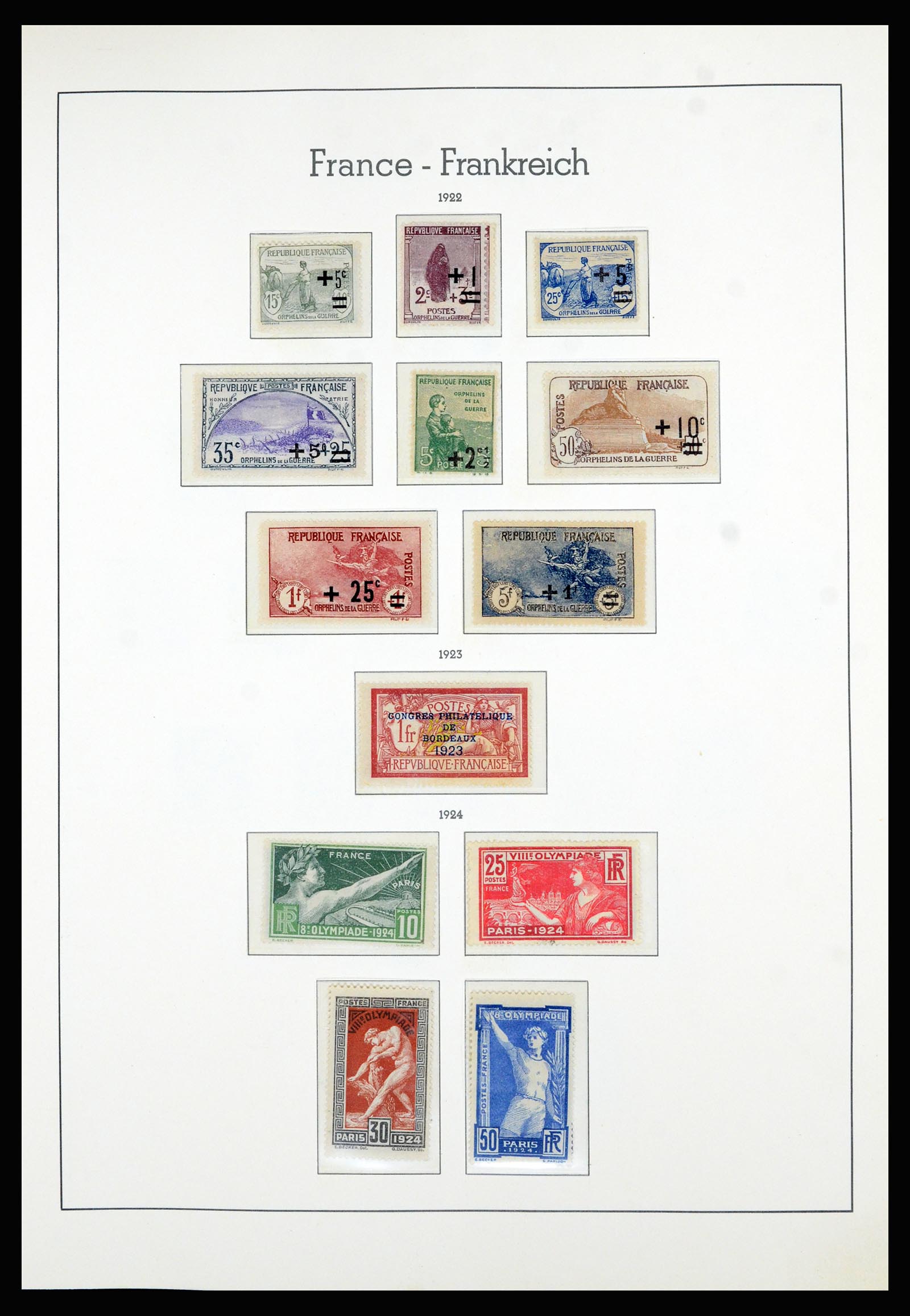 36694 009 - Postzegelverzameling 36694 Frankrijk 1863-2006.