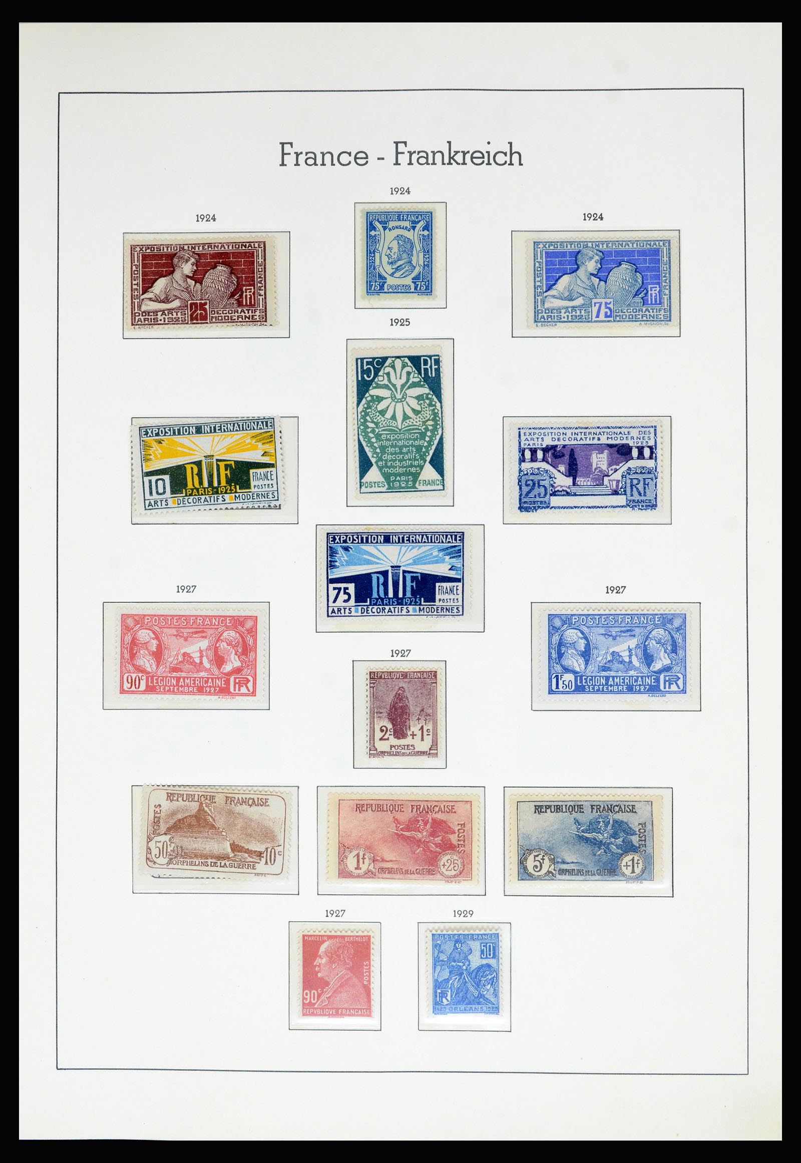 36694 011 - Postzegelverzameling 36694 Frankrijk 1863-2006.