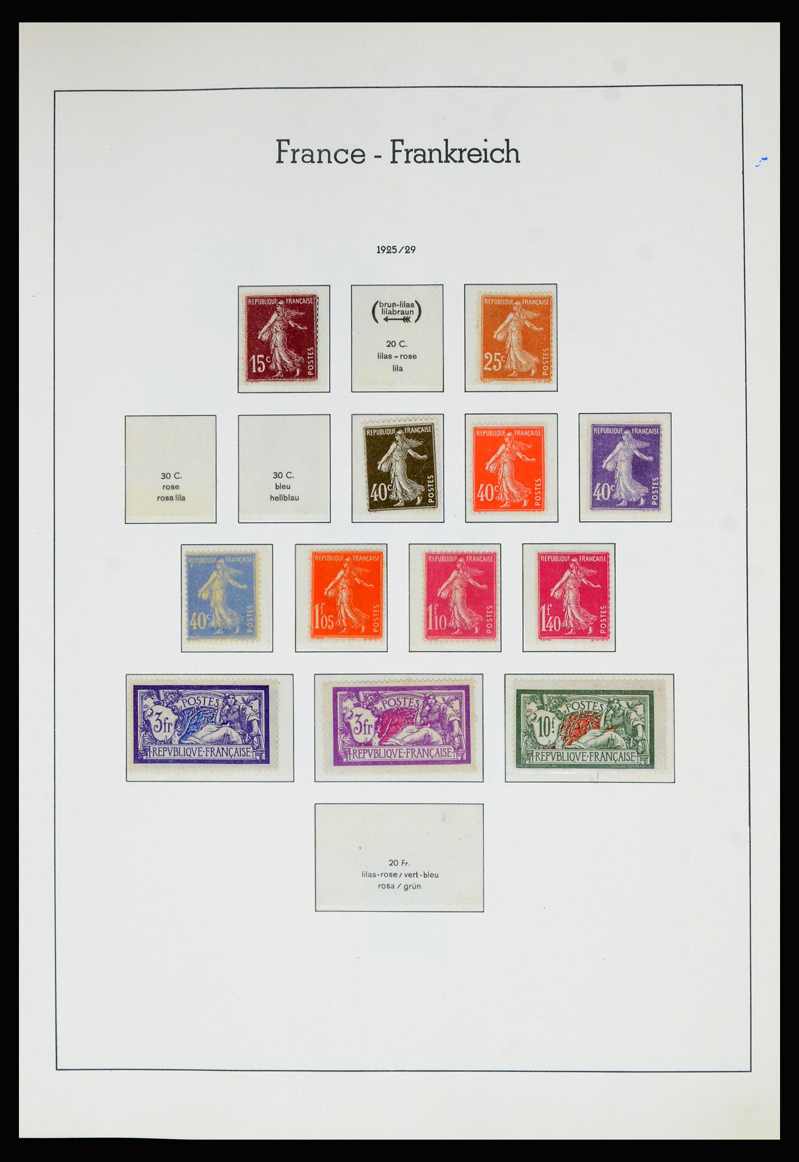 36694 012 - Postzegelverzameling 36694 Frankrijk 1863-2006.
