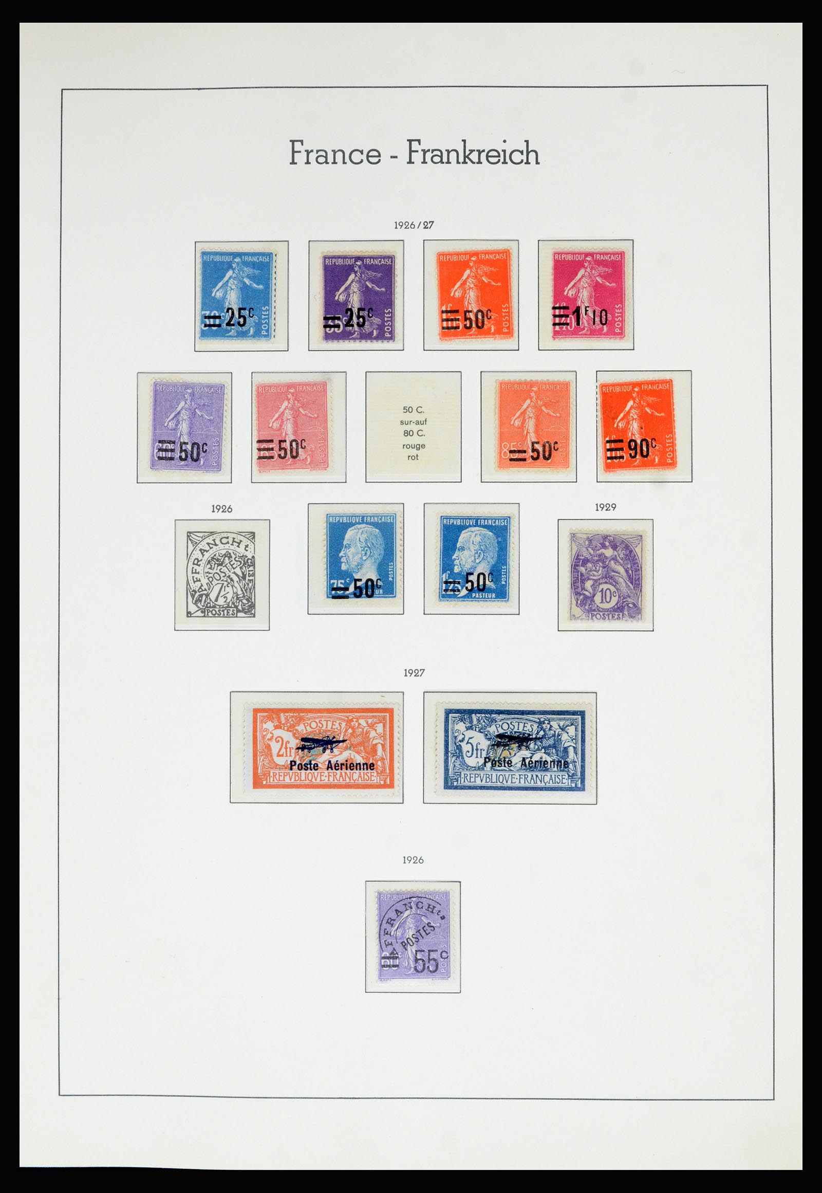 36694 013 - Postzegelverzameling 36694 Frankrijk 1863-2006.