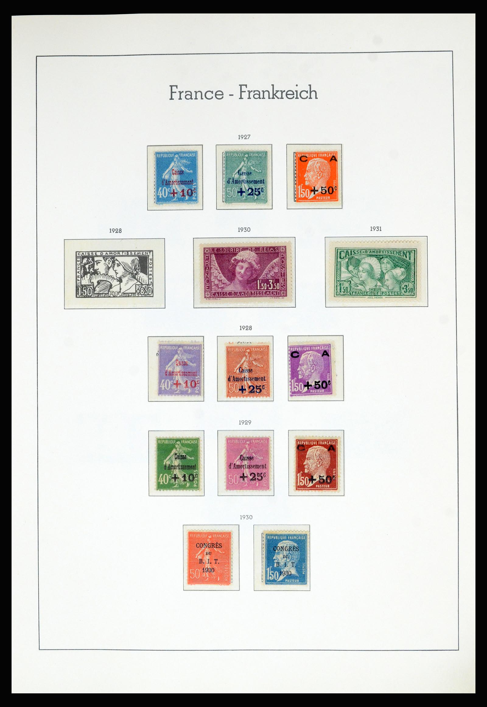36694 014 - Postzegelverzameling 36694 Frankrijk 1863-2006.