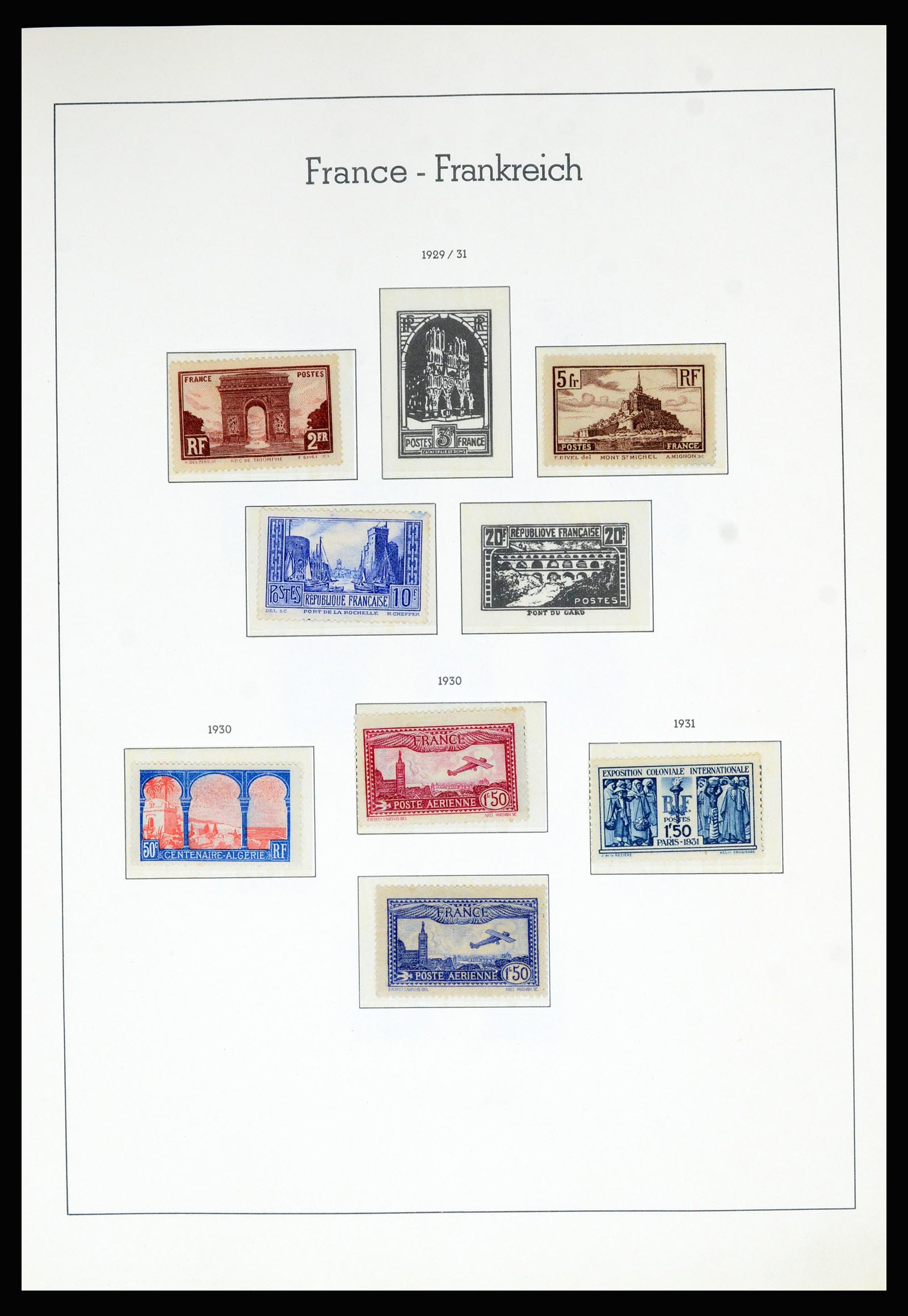 36694 015 - Postzegelverzameling 36694 Frankrijk 1863-2006.