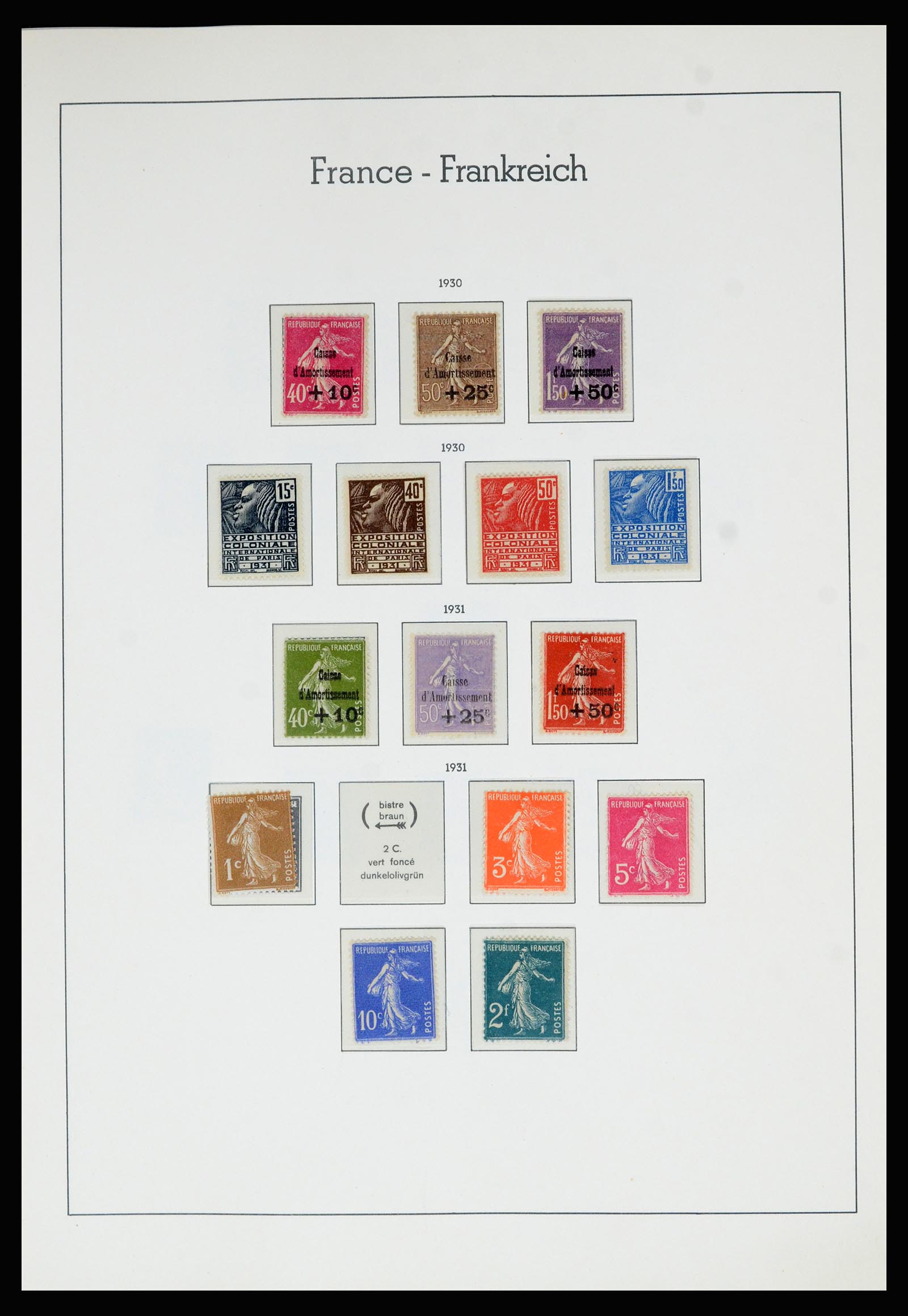 36694 016 - Postzegelverzameling 36694 Frankrijk 1863-2006.