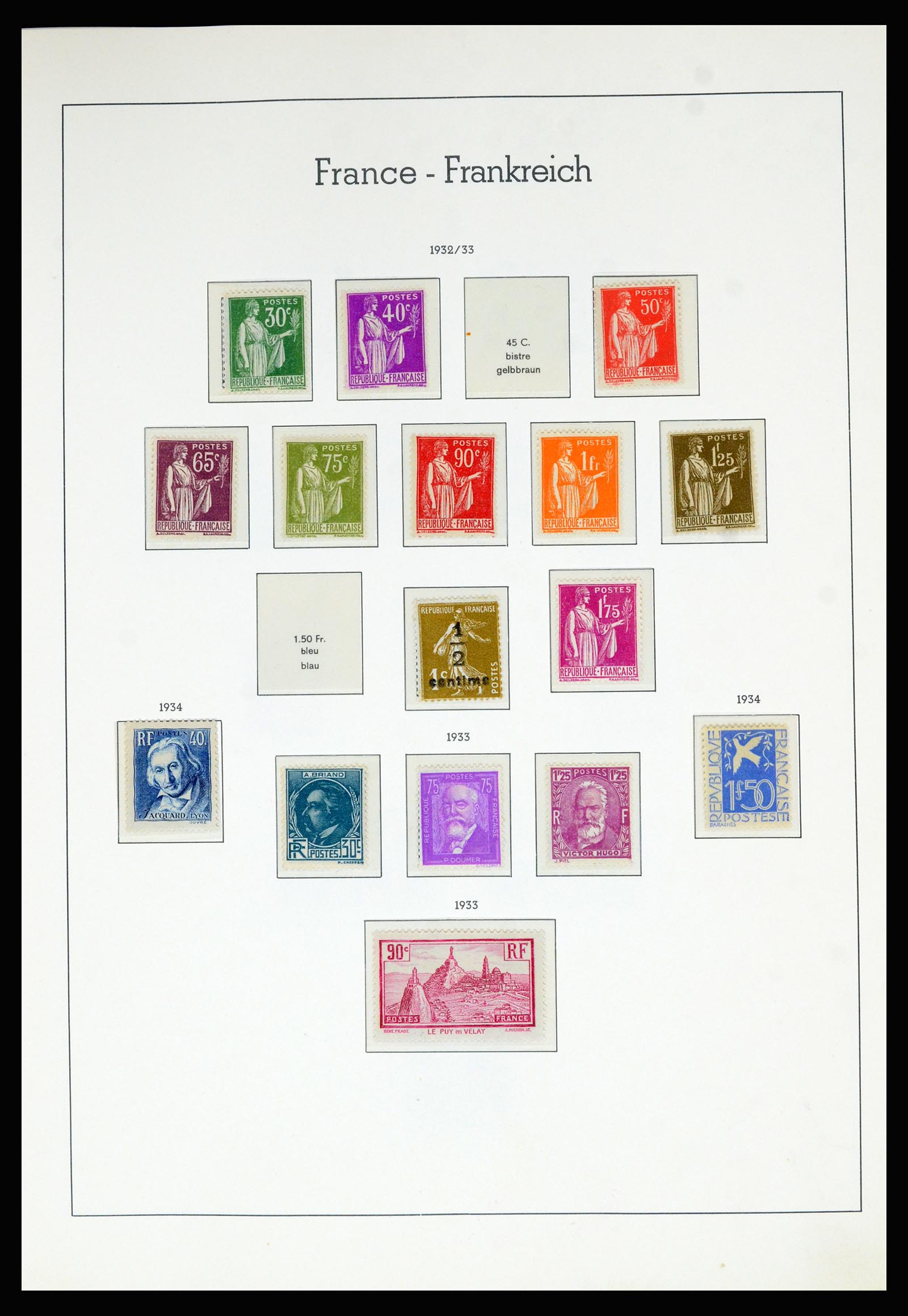 36694 017 - Postzegelverzameling 36694 Frankrijk 1863-2006.