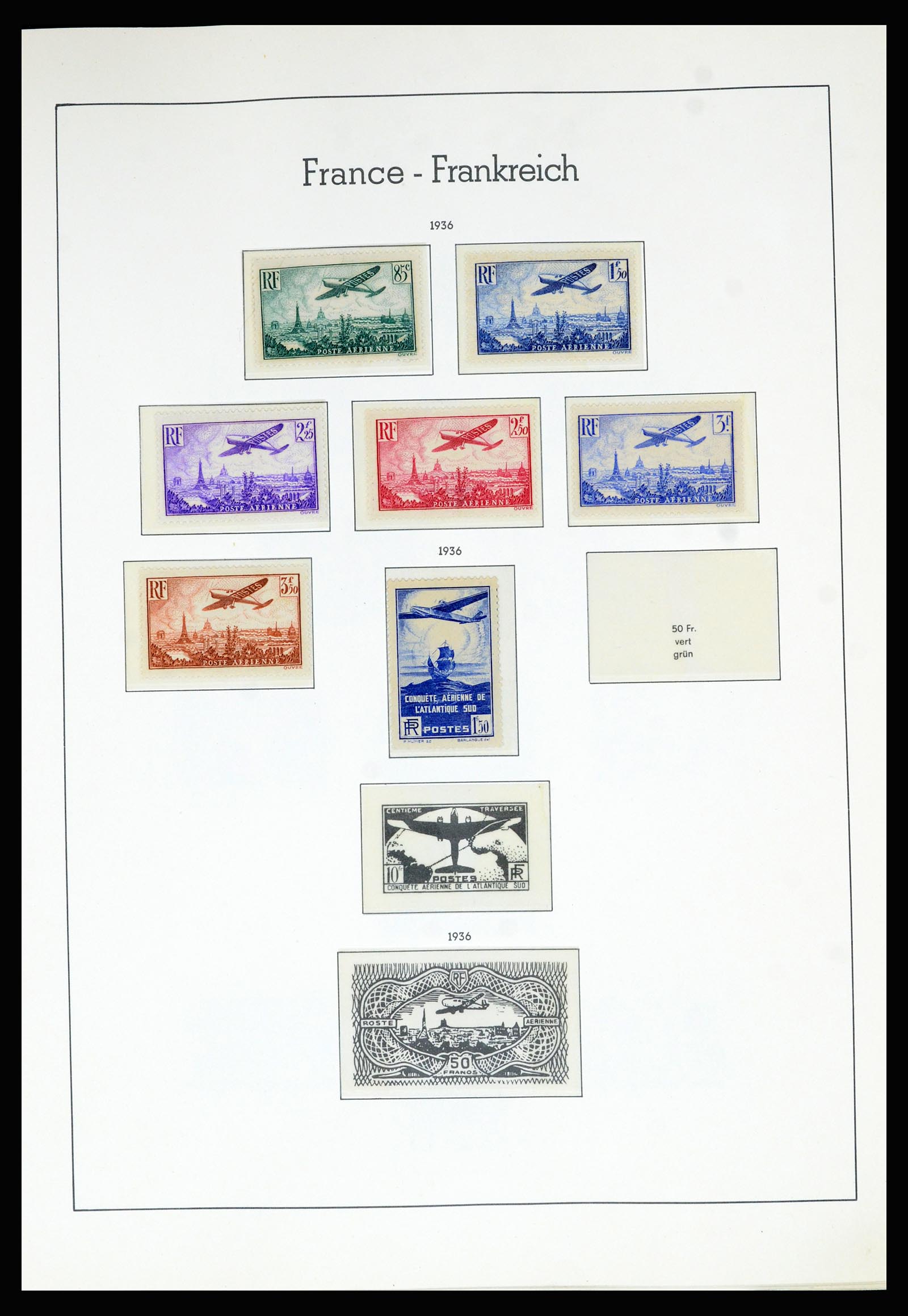 36694 020 - Postzegelverzameling 36694 Frankrijk 1863-2006.