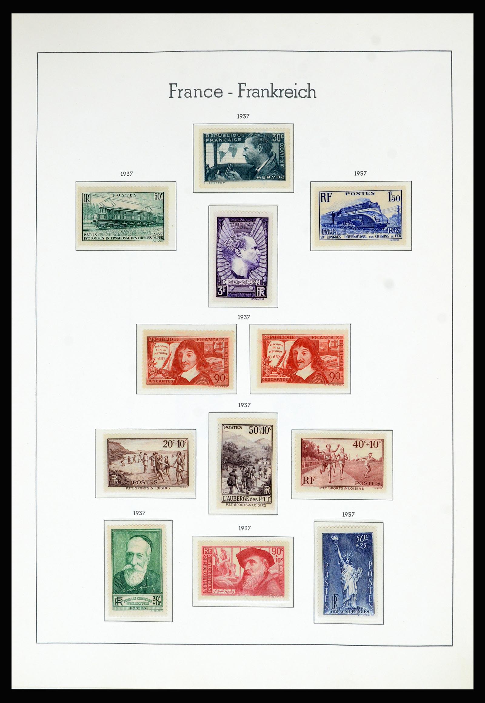36694 022 - Postzegelverzameling 36694 Frankrijk 1863-2006.