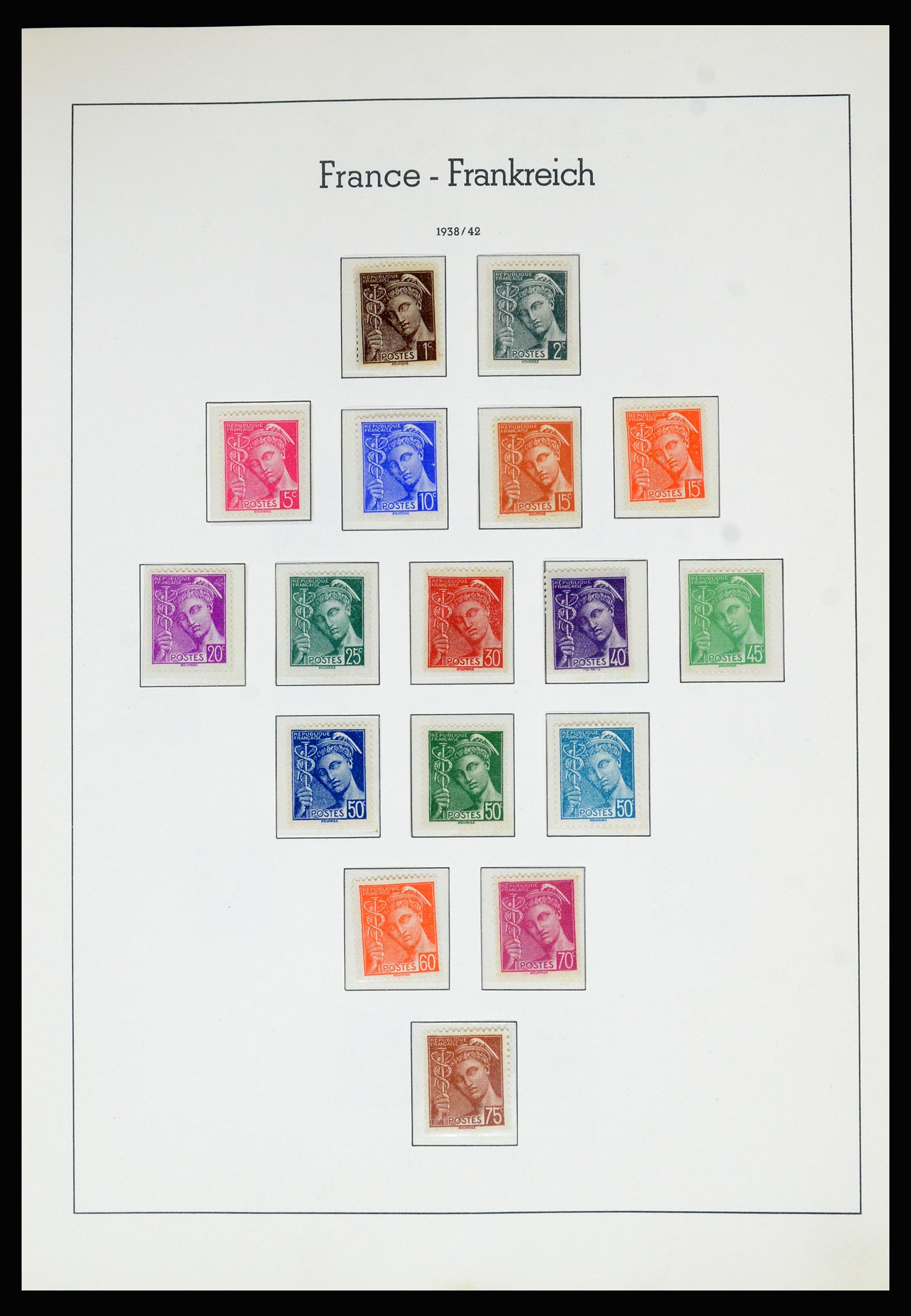 36694 025 - Postzegelverzameling 36694 Frankrijk 1863-2006.