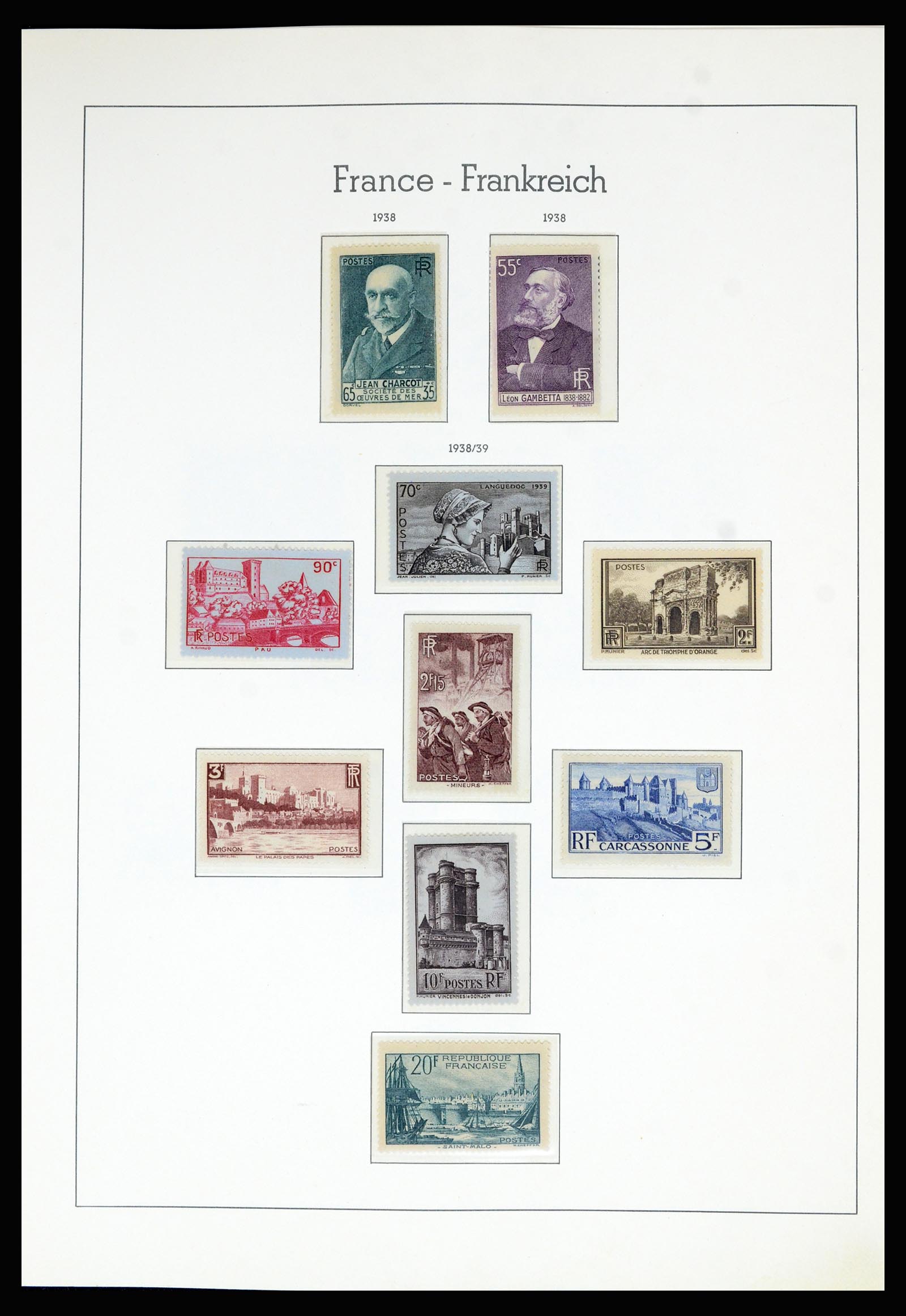 36694 027 - Postzegelverzameling 36694 Frankrijk 1863-2006.