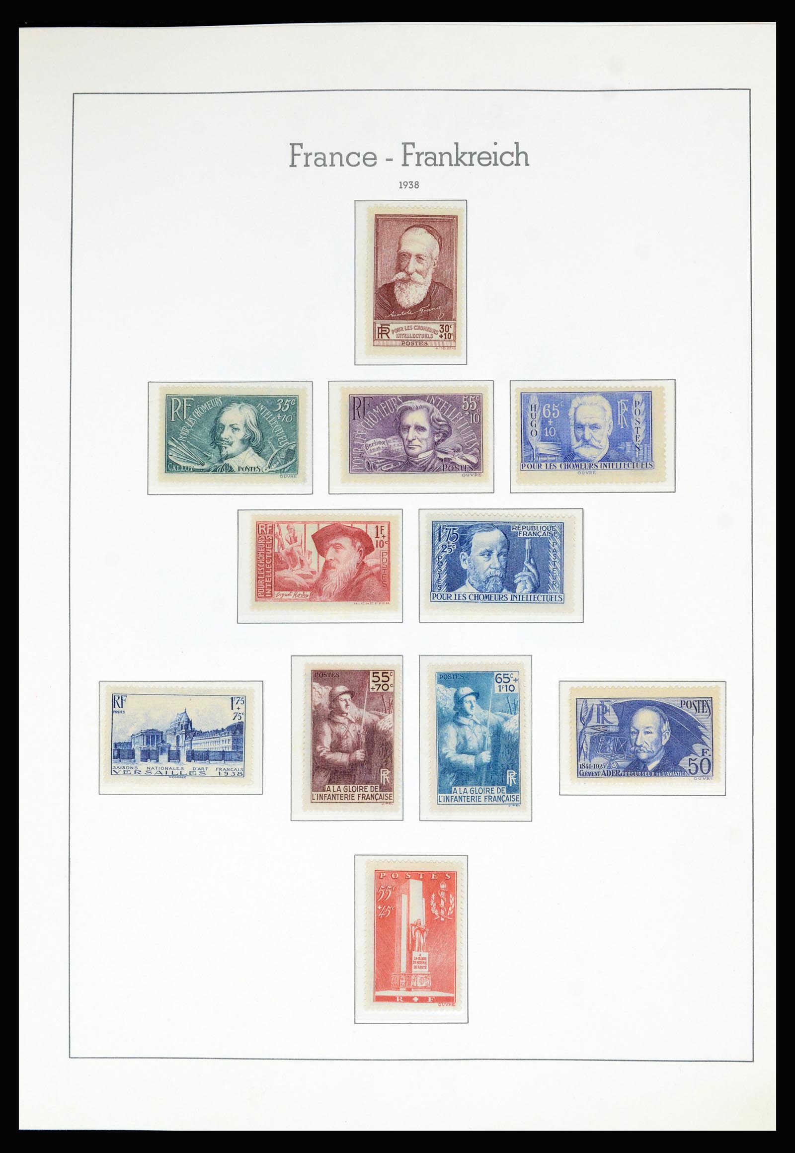 36694 028 - Postzegelverzameling 36694 Frankrijk 1863-2006.