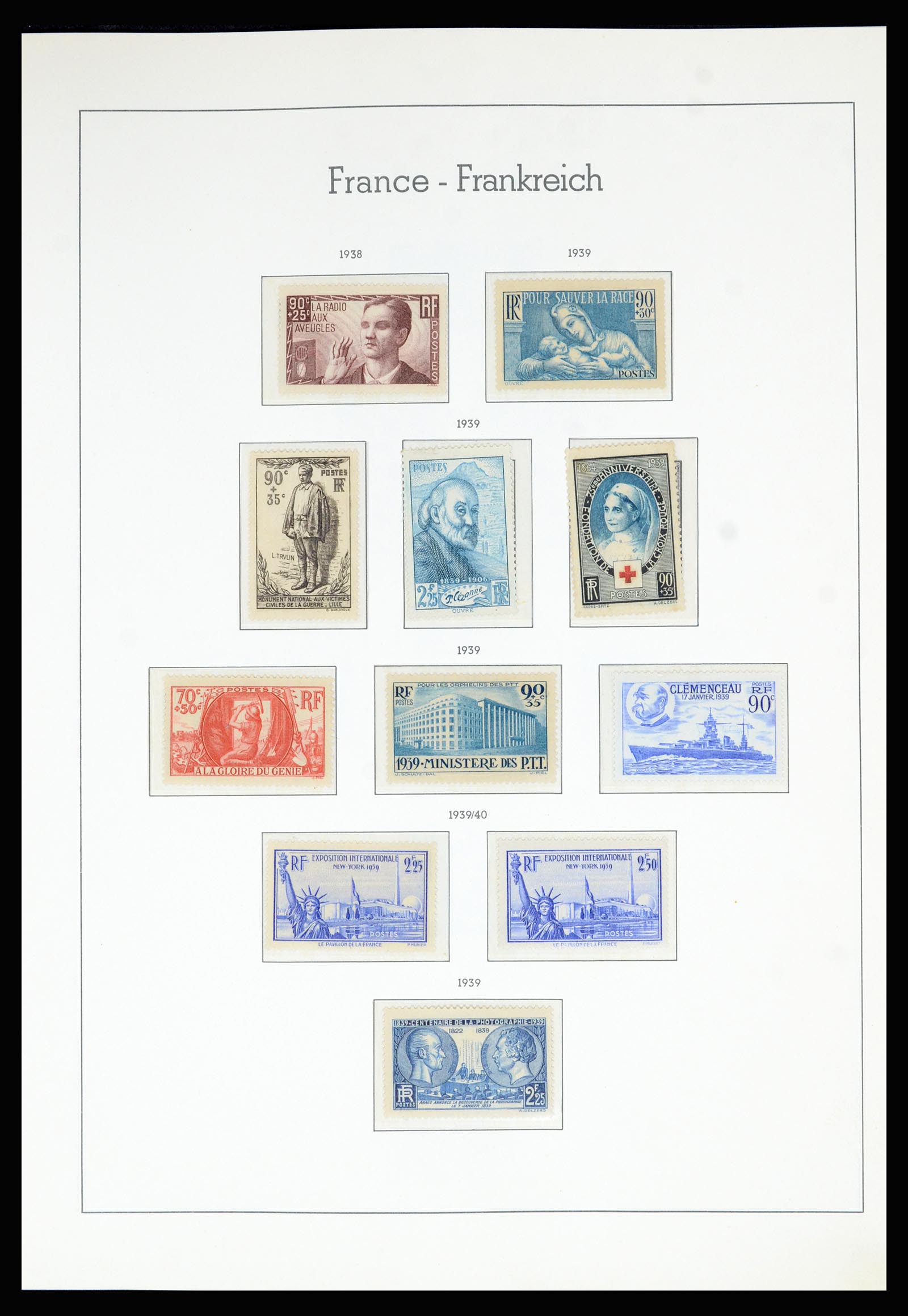 36694 030 - Postzegelverzameling 36694 Frankrijk 1863-2006.