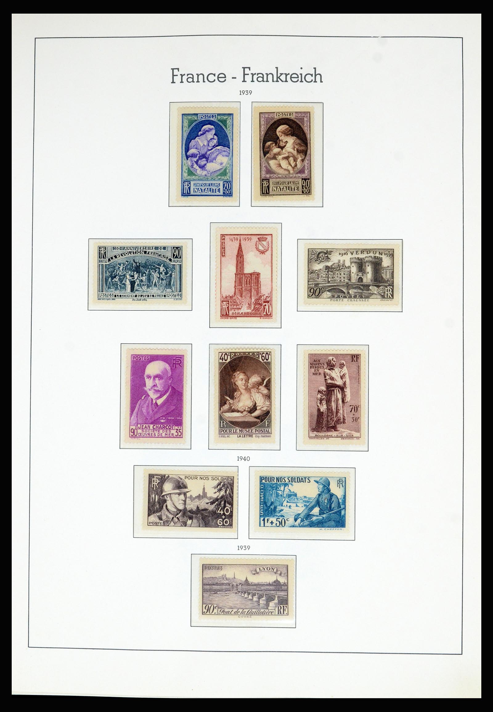 36694 032 - Postzegelverzameling 36694 Frankrijk 1863-2006.