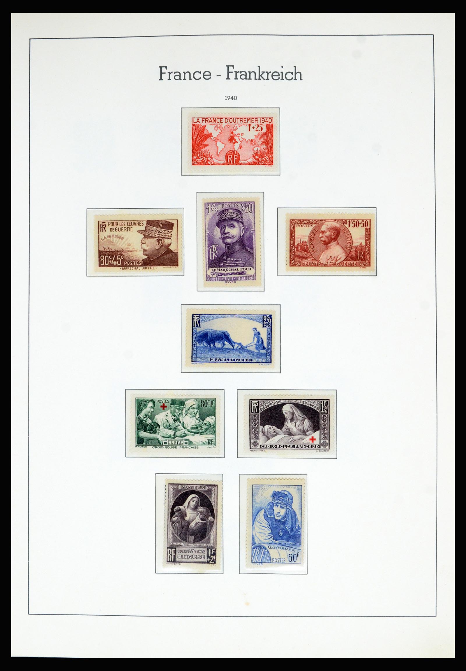 36694 033 - Postzegelverzameling 36694 Frankrijk 1863-2006.