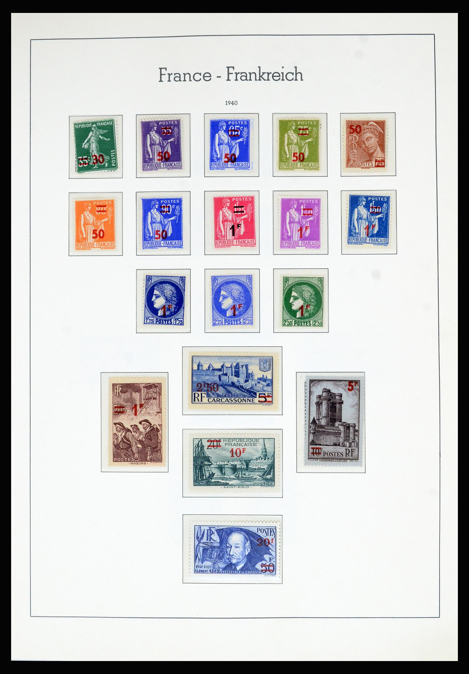 36694 034 - Postzegelverzameling 36694 Frankrijk 1863-2006.