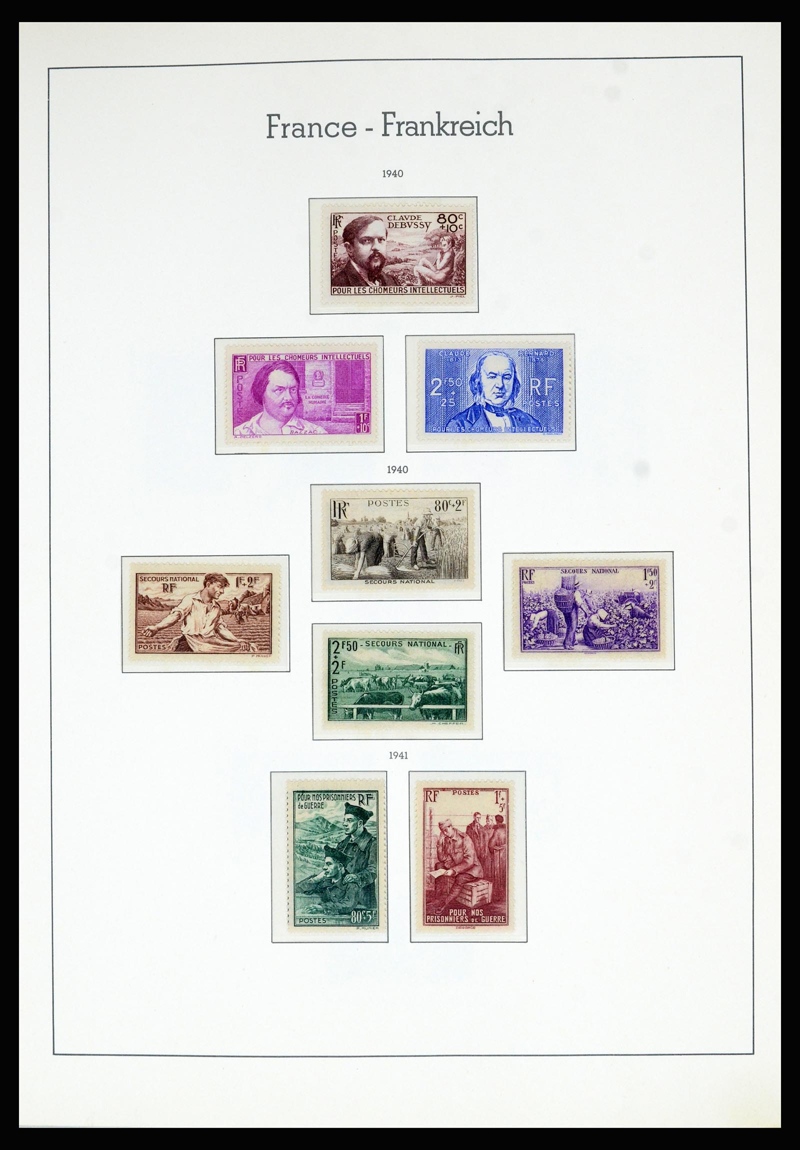 36694 035 - Postzegelverzameling 36694 Frankrijk 1863-2006.