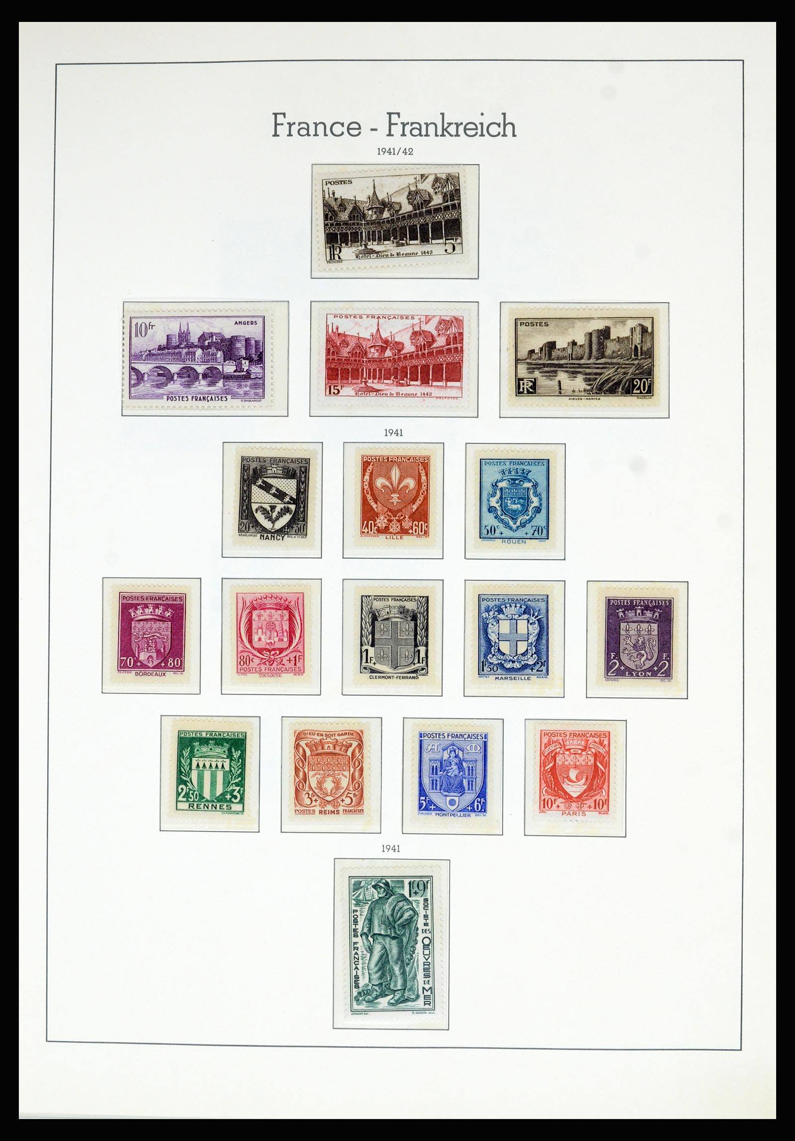36694 038 - Postzegelverzameling 36694 Frankrijk 1863-2006.