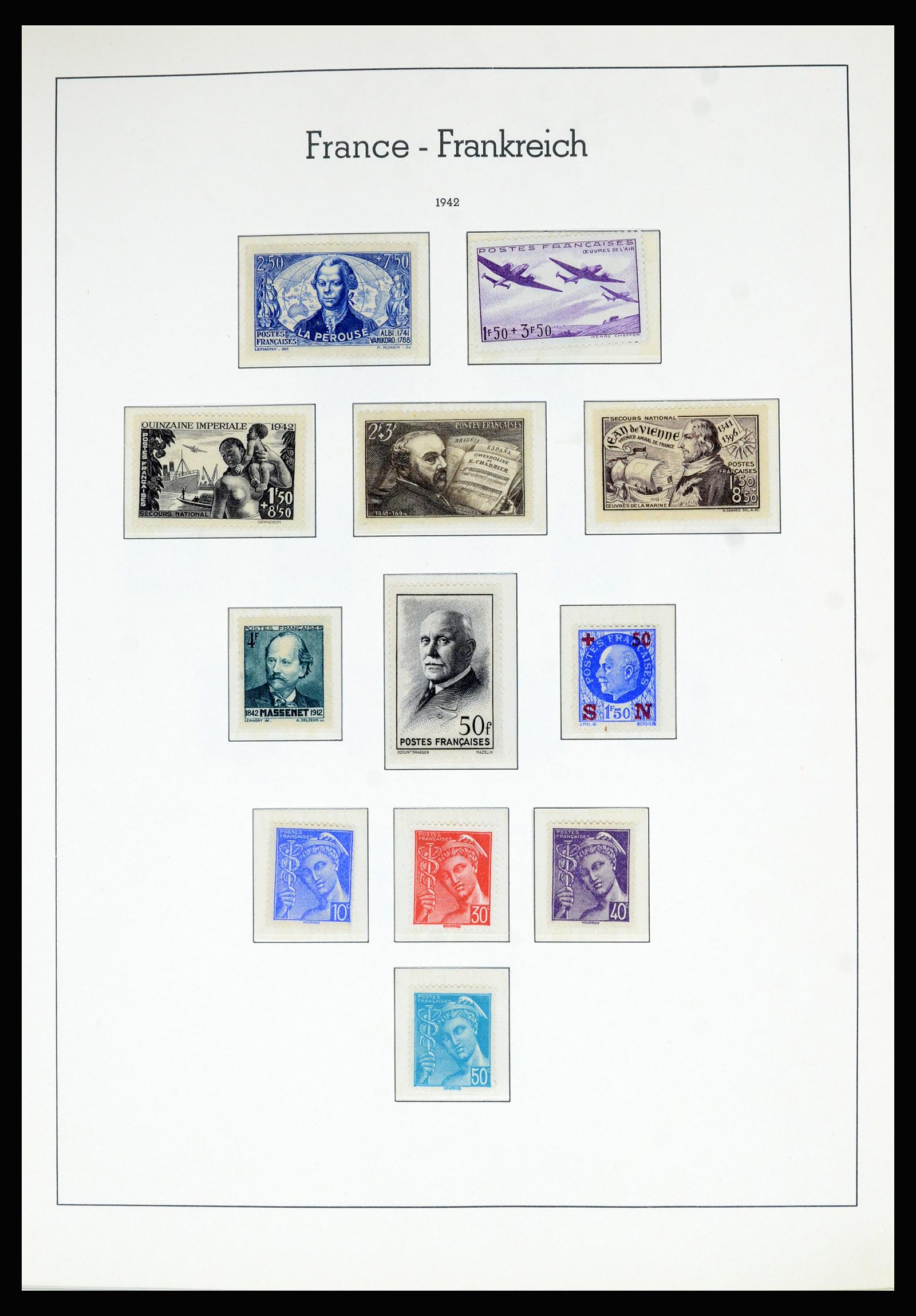 36694 039 - Postzegelverzameling 36694 Frankrijk 1863-2006.