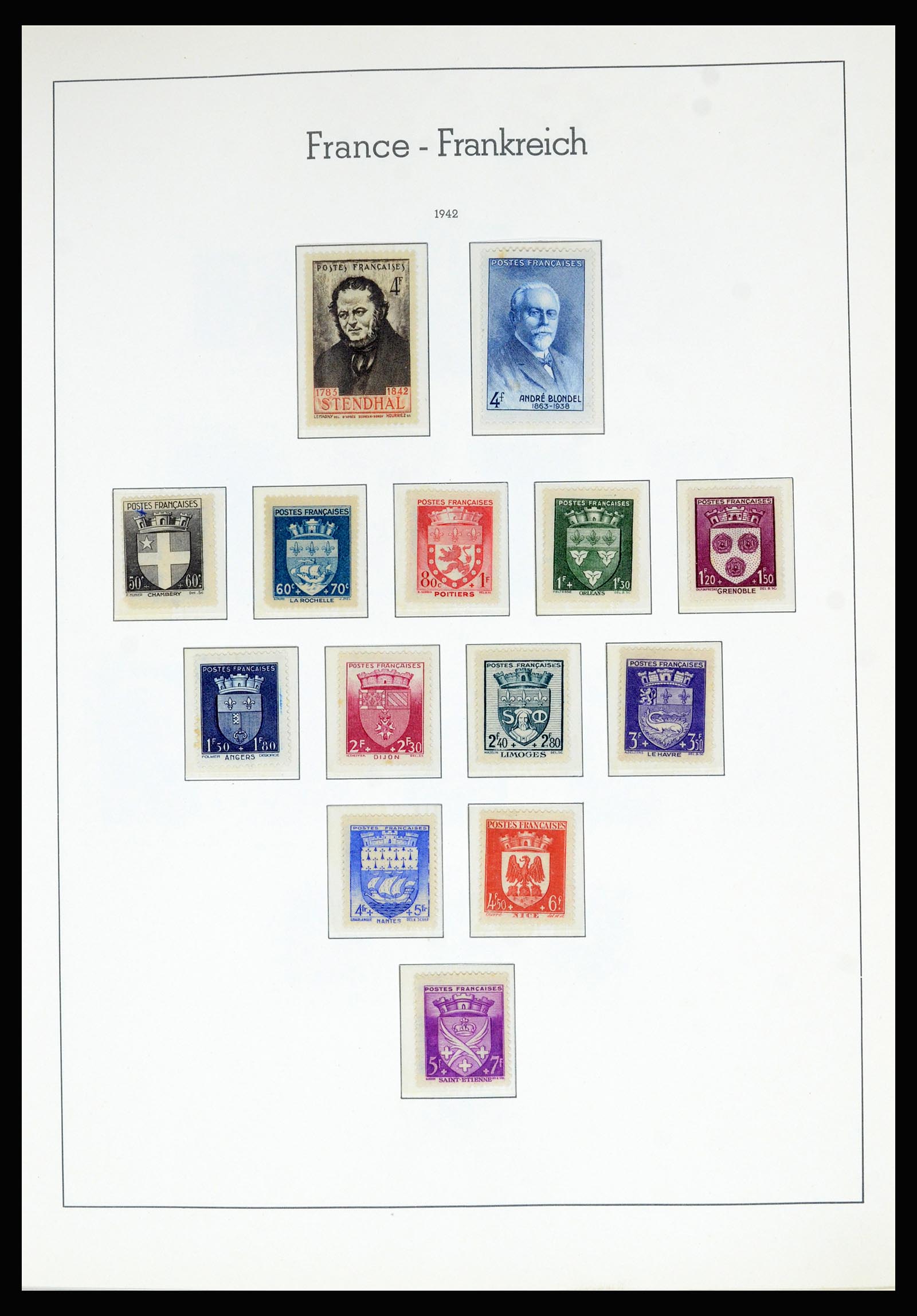 36694 040 - Postzegelverzameling 36694 Frankrijk 1863-2006.
