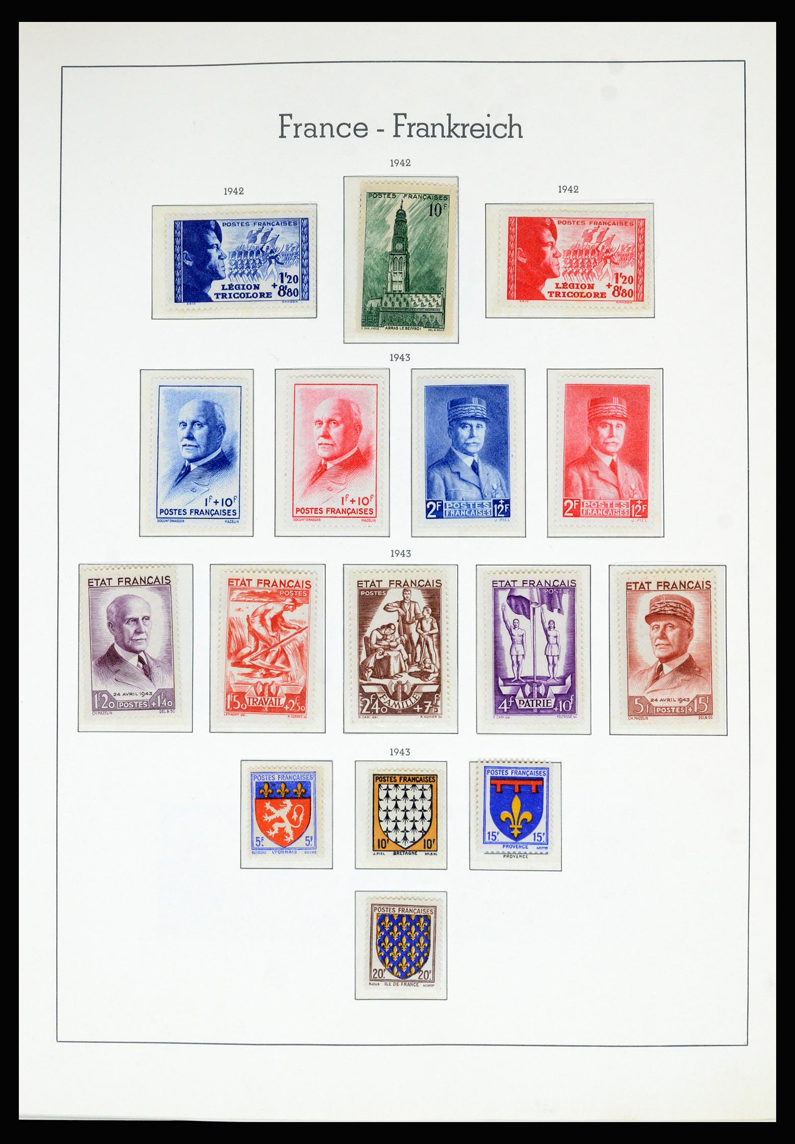 36694 041 - Postzegelverzameling 36694 Frankrijk 1863-2006.