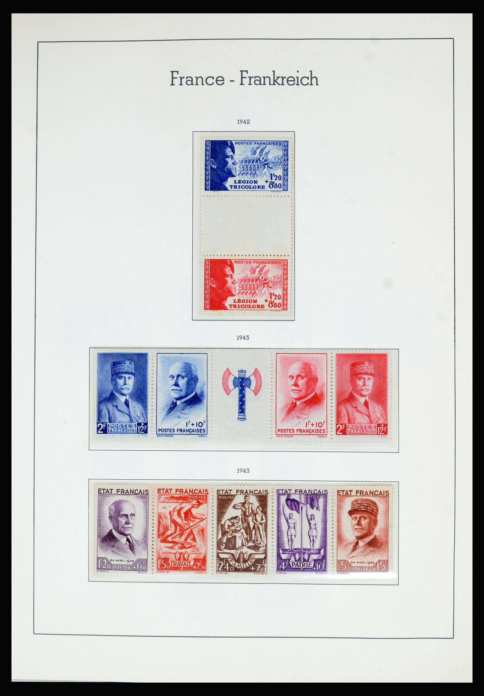 36694 042 - Postzegelverzameling 36694 Frankrijk 1863-2006.