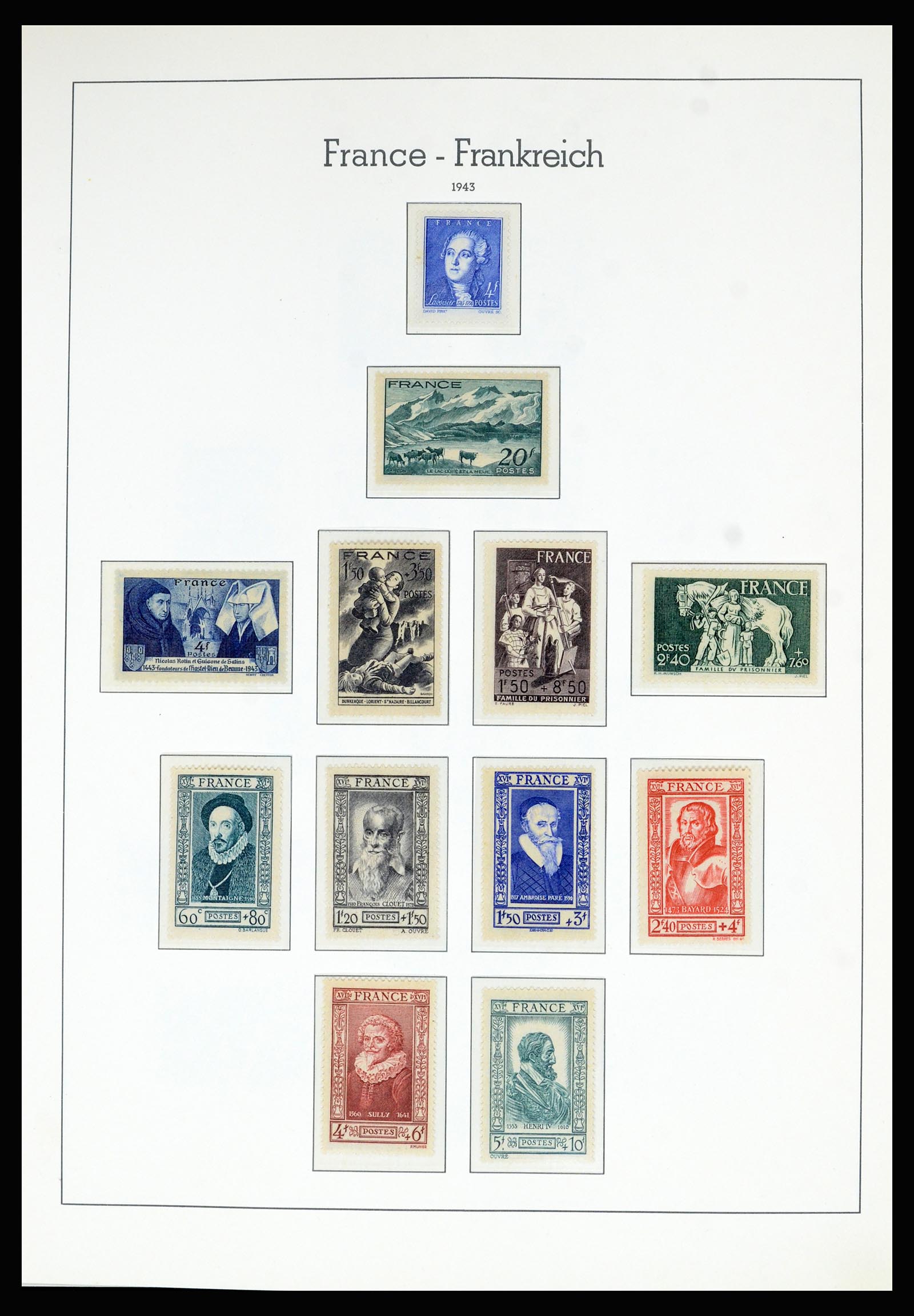 36694 043 - Postzegelverzameling 36694 Frankrijk 1863-2006.
