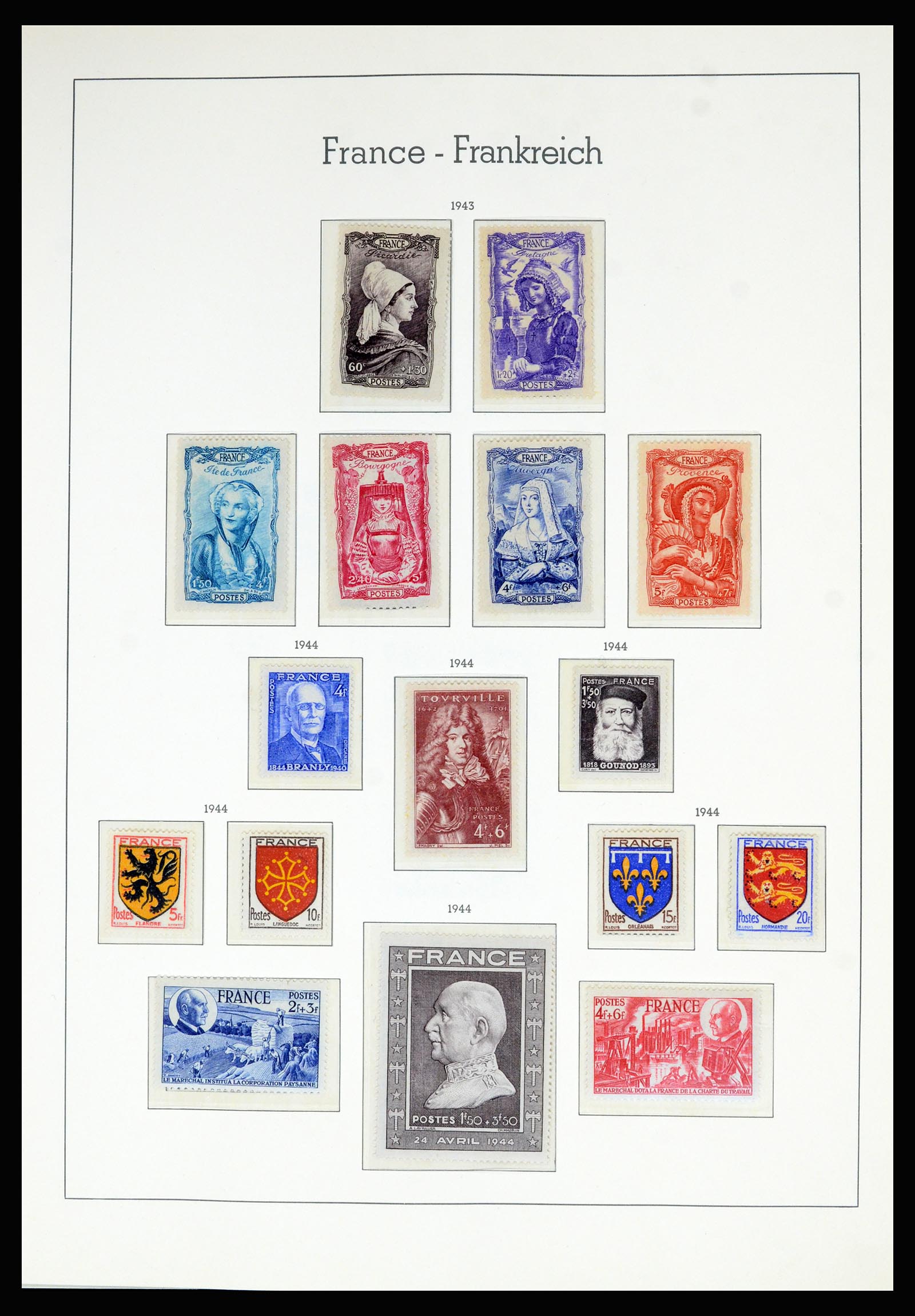 36694 044 - Postzegelverzameling 36694 Frankrijk 1863-2006.