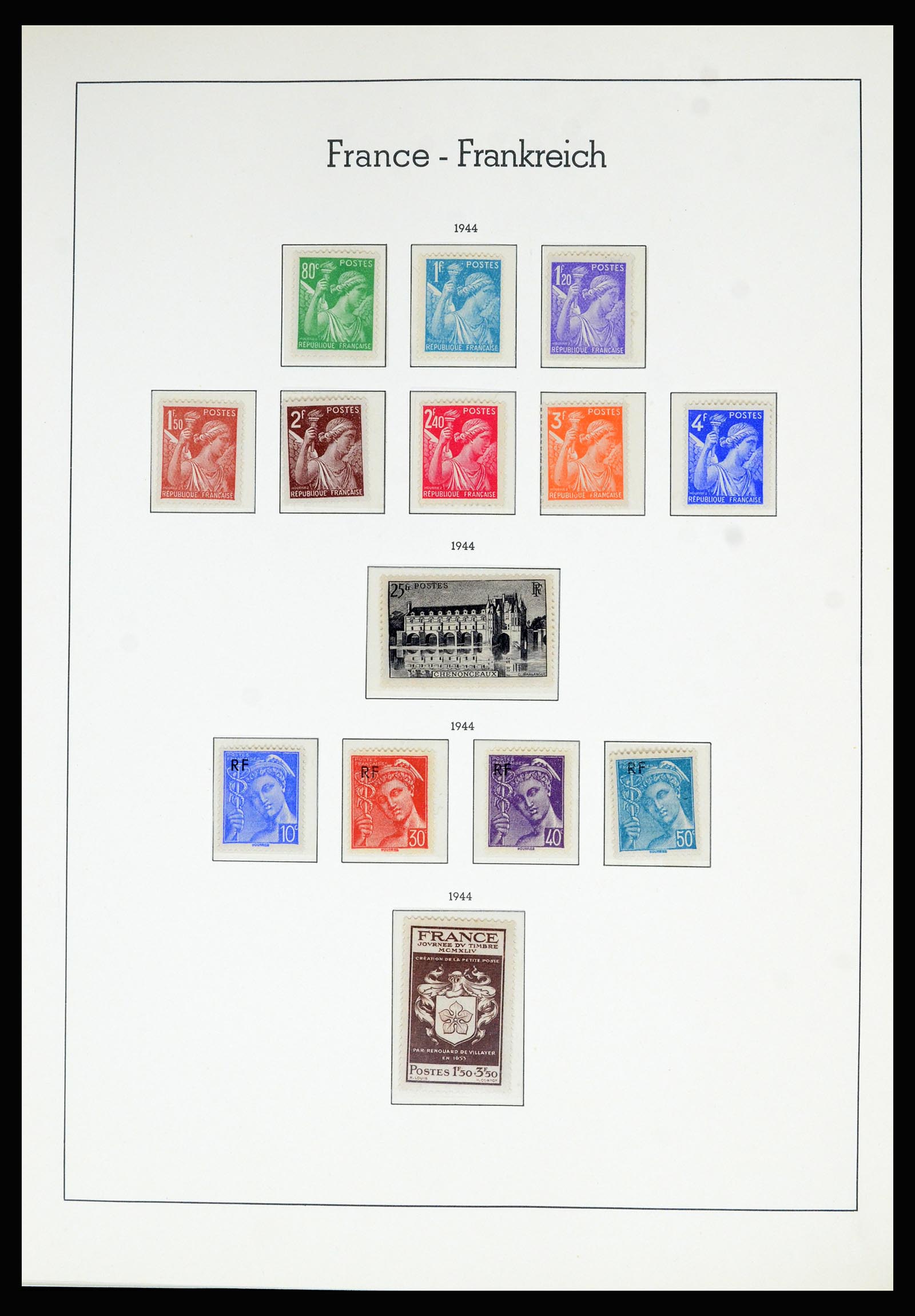 36694 047 - Postzegelverzameling 36694 Frankrijk 1863-2006.