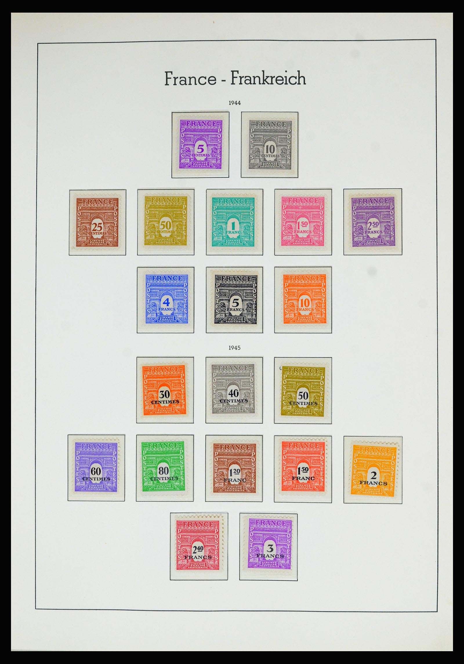 36694 048 - Postzegelverzameling 36694 Frankrijk 1863-2006.