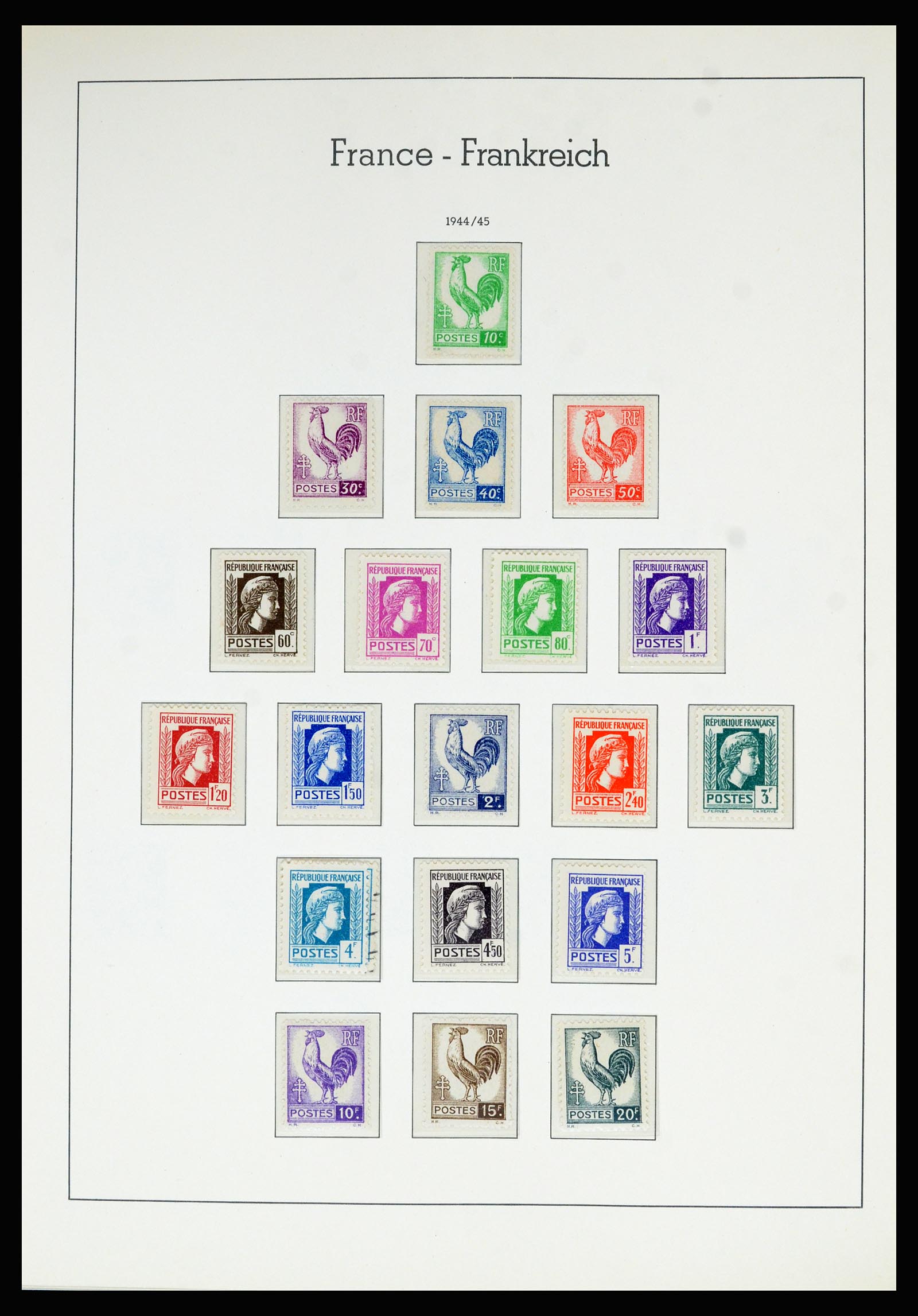 36694 049 - Postzegelverzameling 36694 Frankrijk 1863-2006.