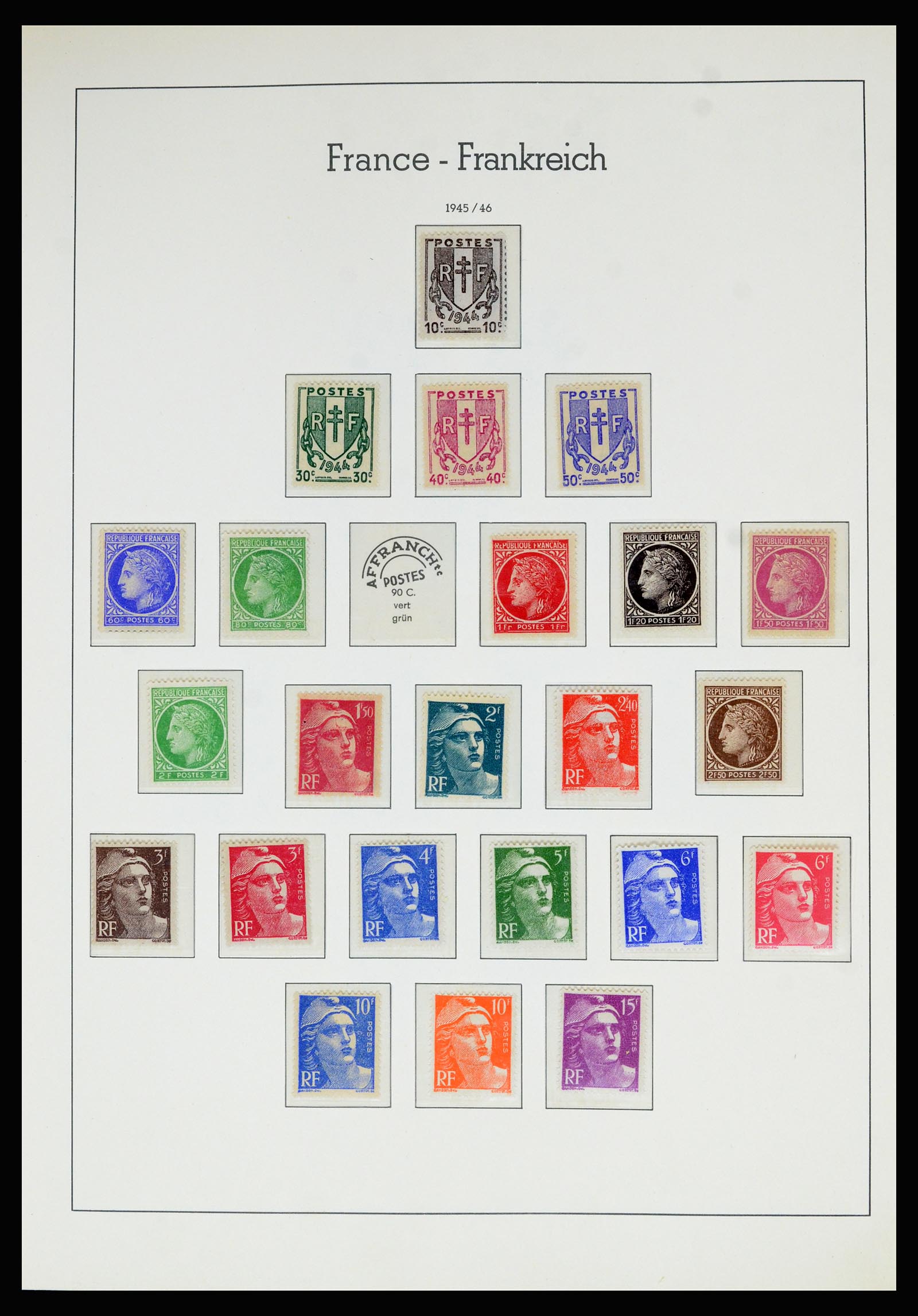 36694 050 - Postzegelverzameling 36694 Frankrijk 1863-2006.