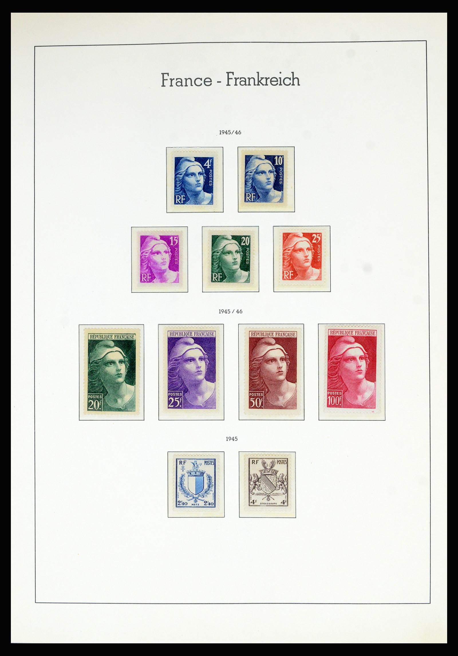 36694 051 - Postzegelverzameling 36694 Frankrijk 1863-2006.