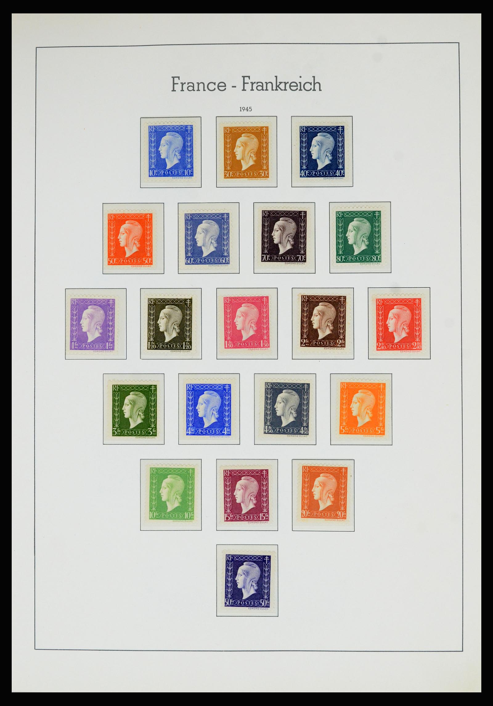36694 052 - Postzegelverzameling 36694 Frankrijk 1863-2006.