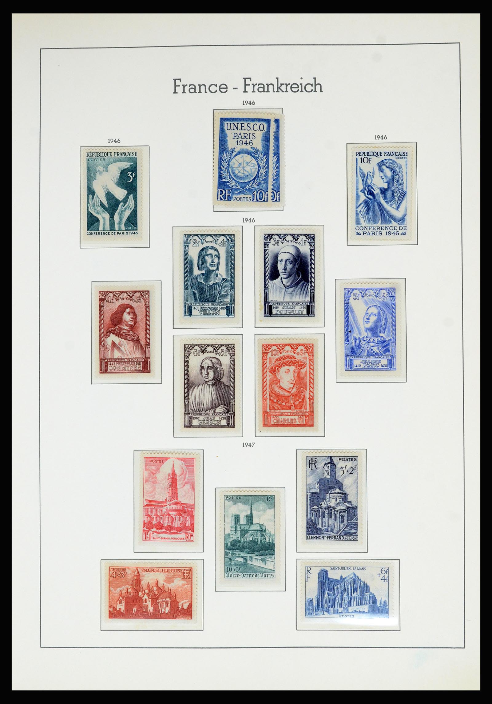 36694 055 - Postzegelverzameling 36694 Frankrijk 1863-2006.