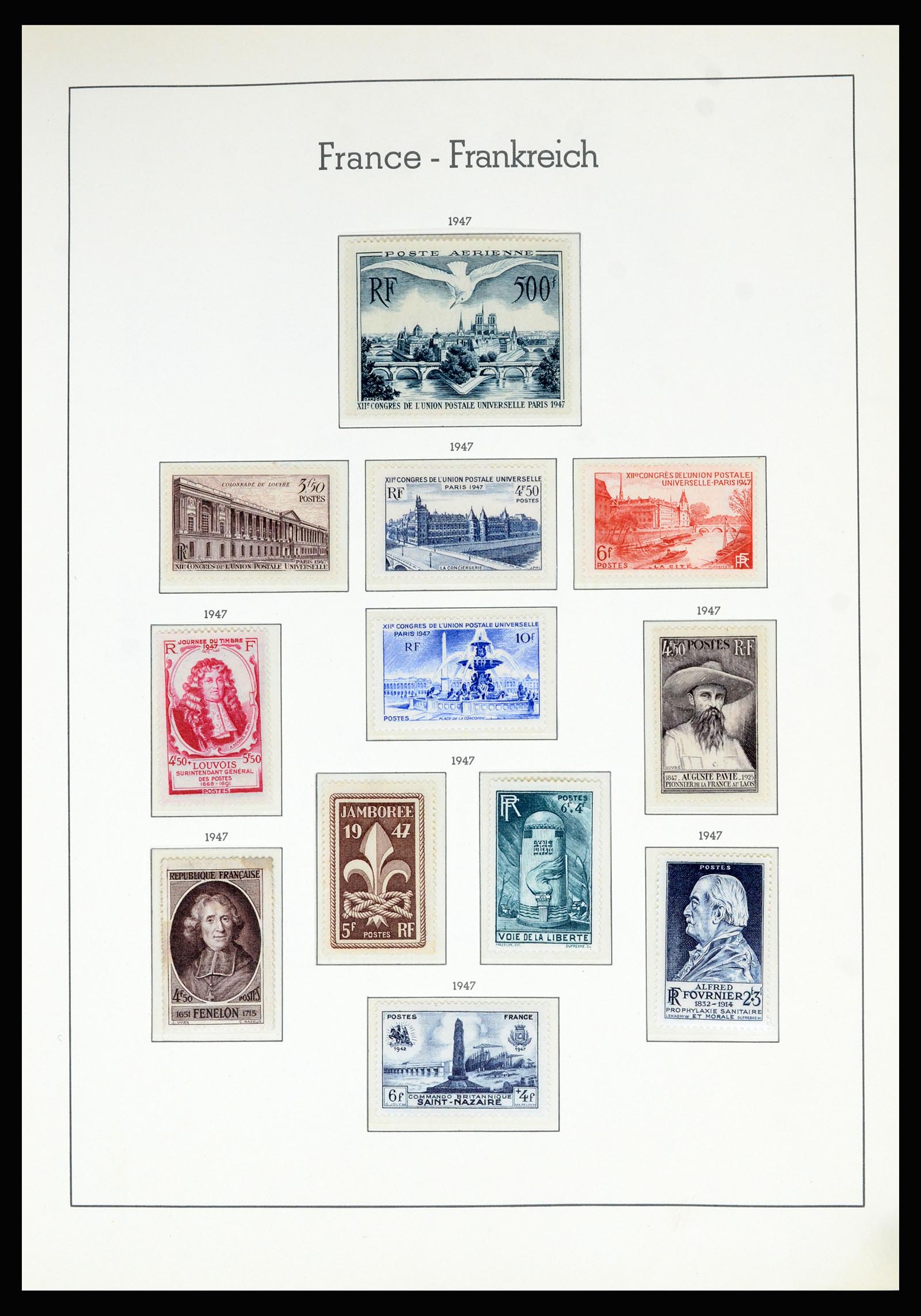 36694 056 - Postzegelverzameling 36694 Frankrijk 1863-2006.