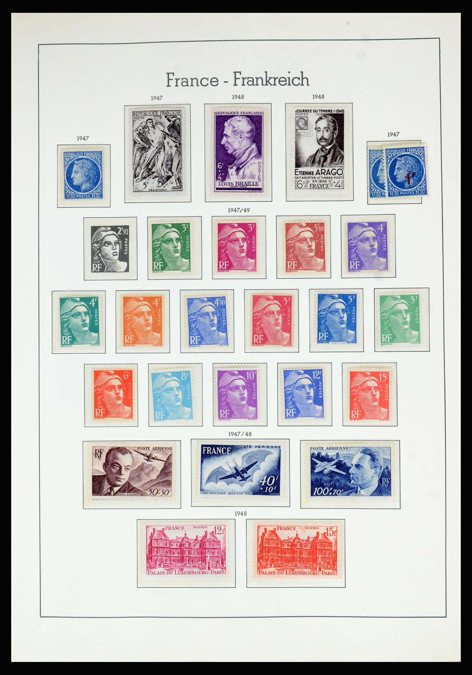 36694 057 - Postzegelverzameling 36694 Frankrijk 1863-2006.