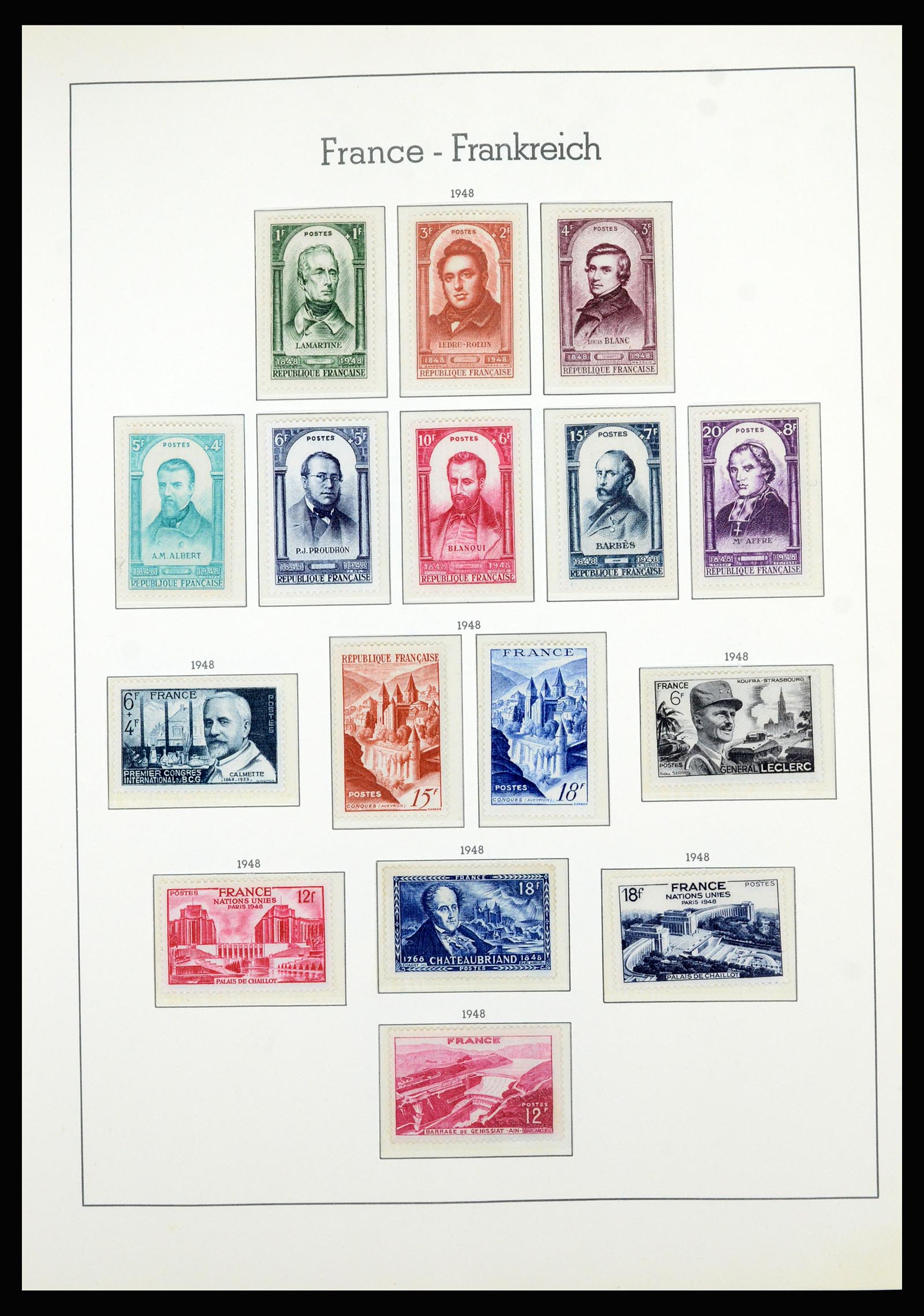 36694 058 - Postzegelverzameling 36694 Frankrijk 1863-2006.