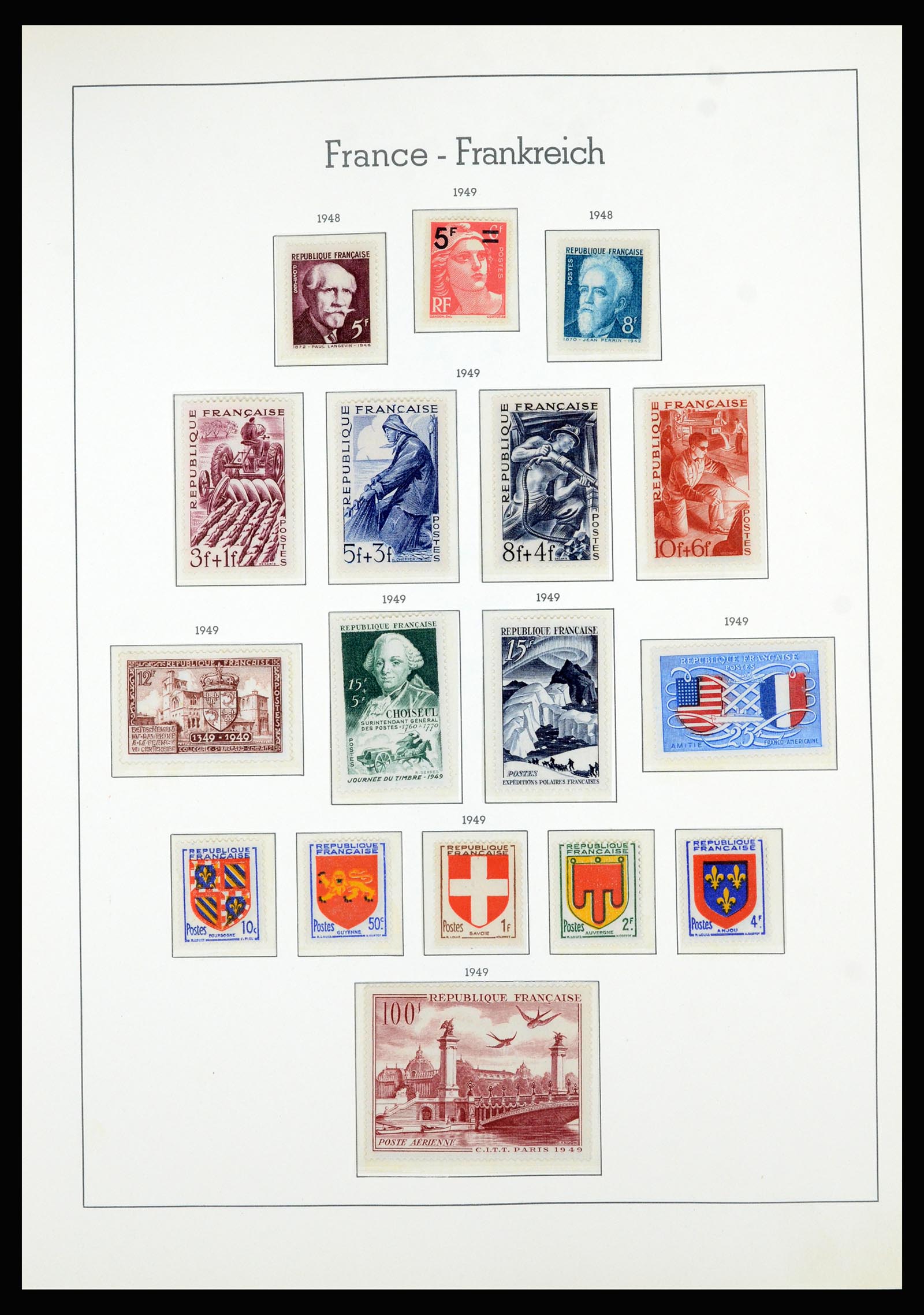 36694 059 - Postzegelverzameling 36694 Frankrijk 1863-2006.