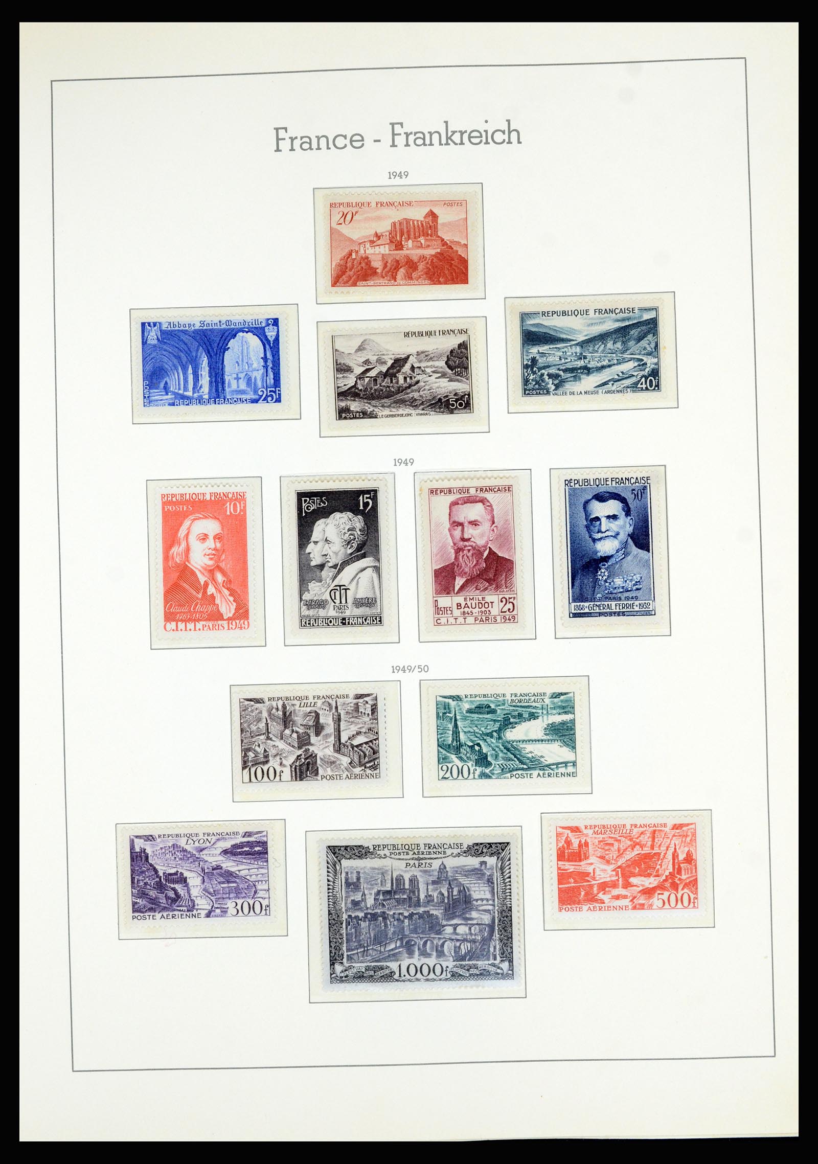 36694 061 - Postzegelverzameling 36694 Frankrijk 1863-2006.