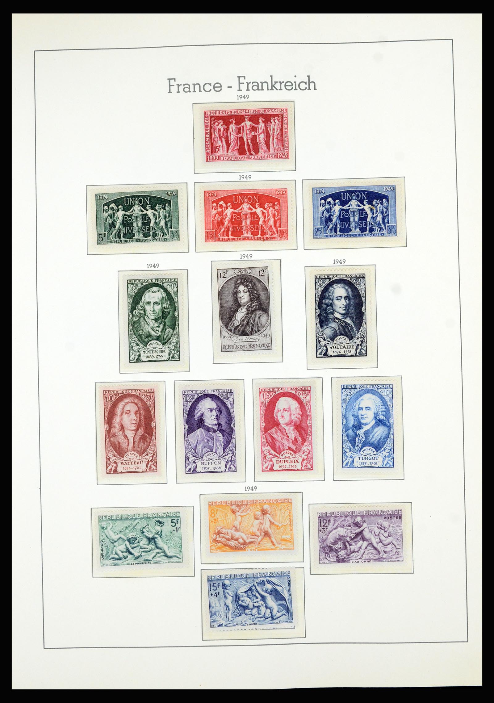 36694 062 - Postzegelverzameling 36694 Frankrijk 1863-2006.