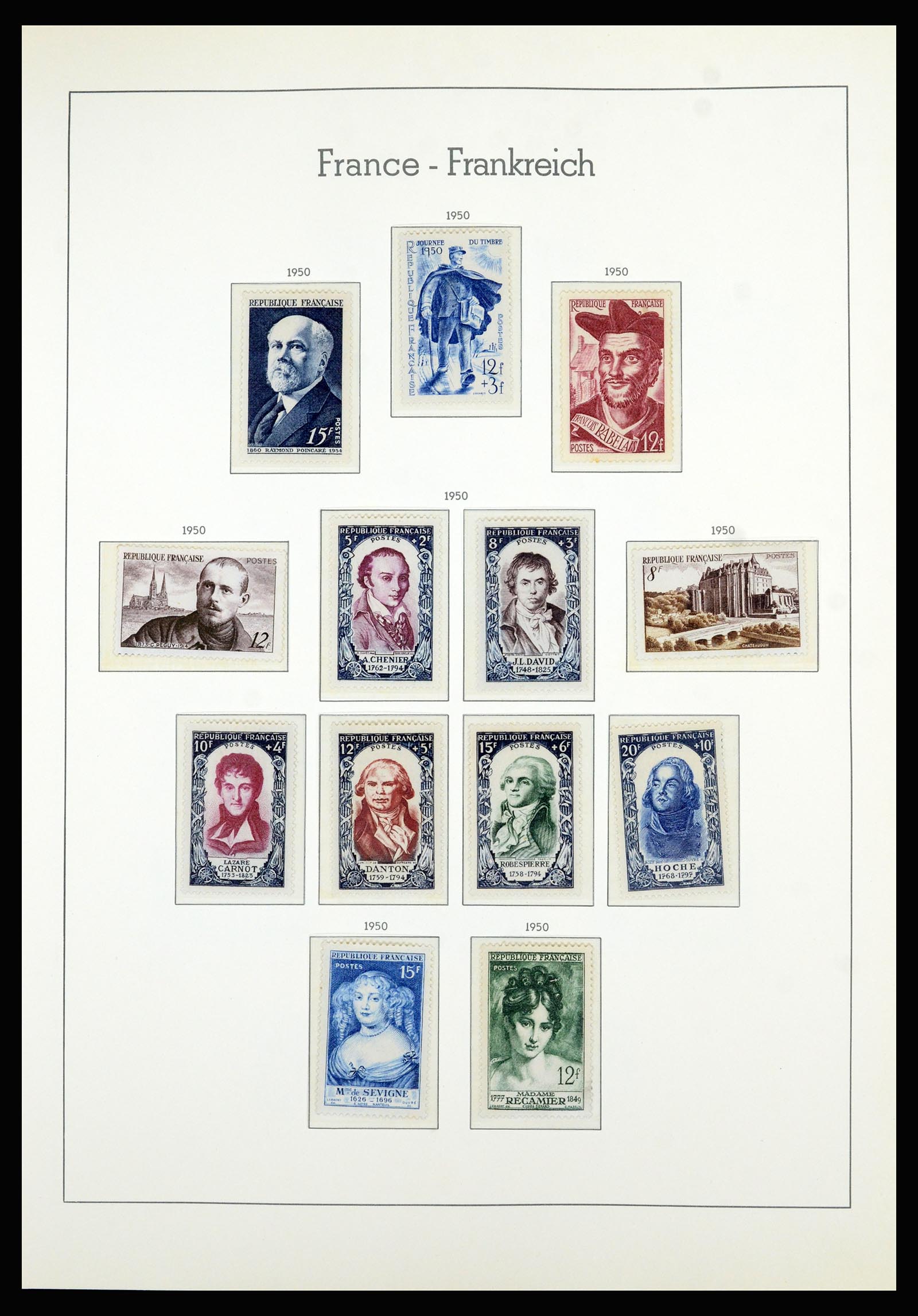36694 063 - Postzegelverzameling 36694 Frankrijk 1863-2006.
