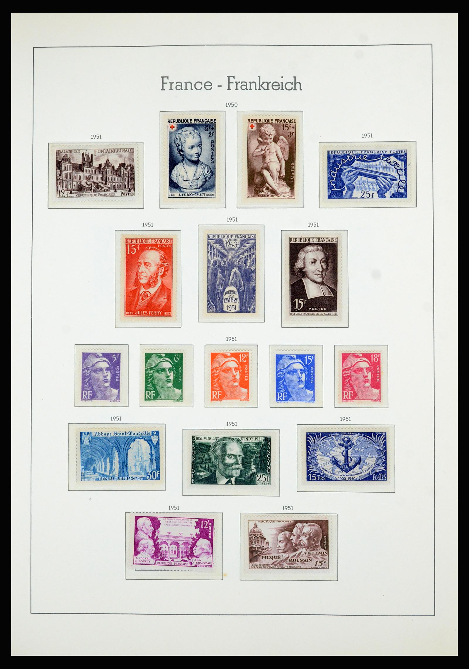 36694 064 - Postzegelverzameling 36694 Frankrijk 1863-2006.