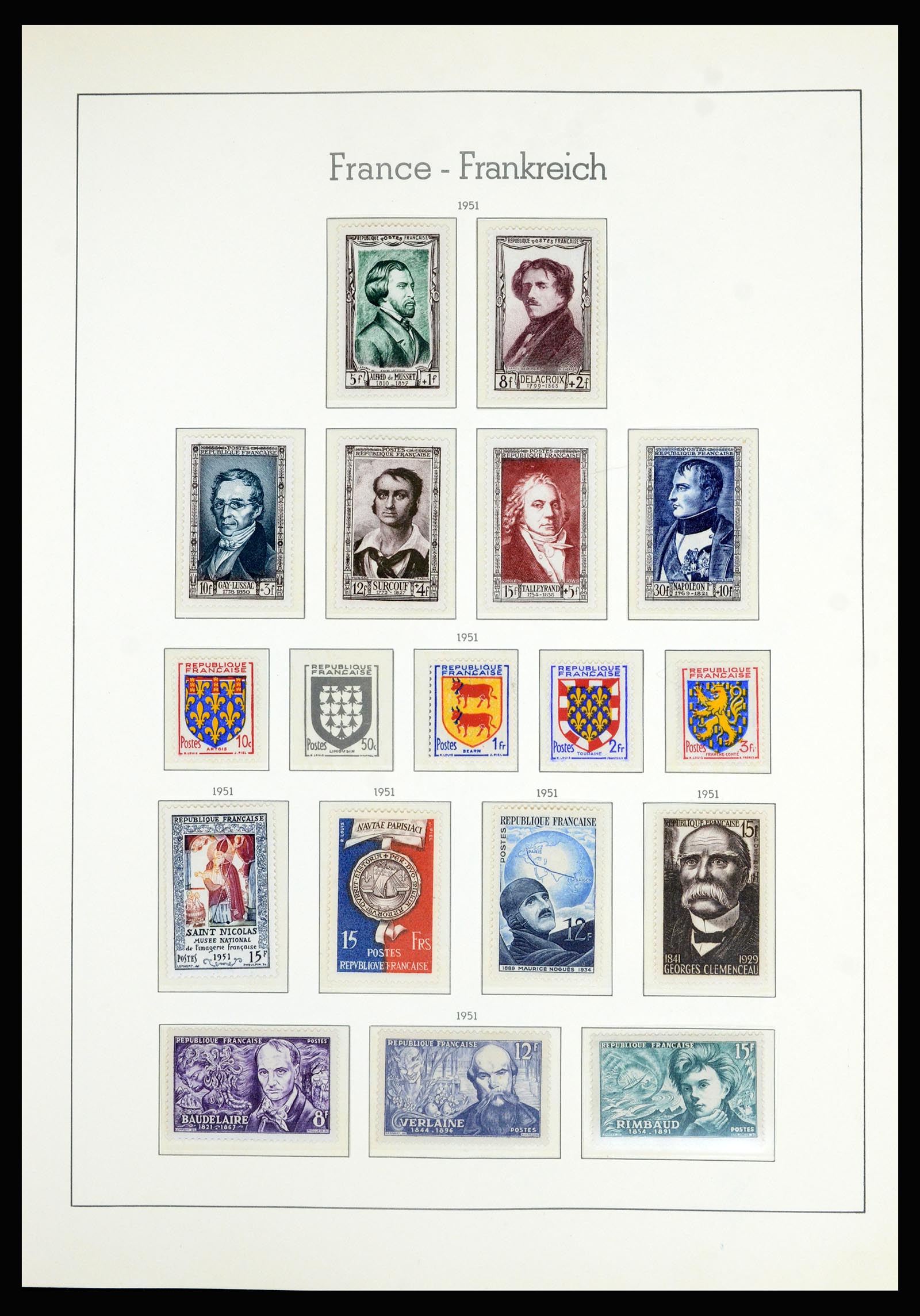 36694 065 - Postzegelverzameling 36694 Frankrijk 1863-2006.