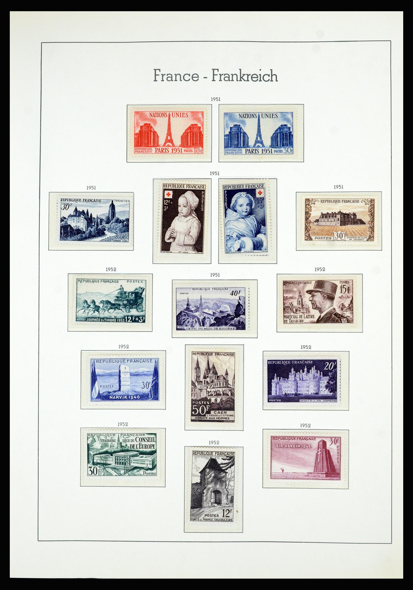 36694 066 - Postzegelverzameling 36694 Frankrijk 1863-2006.