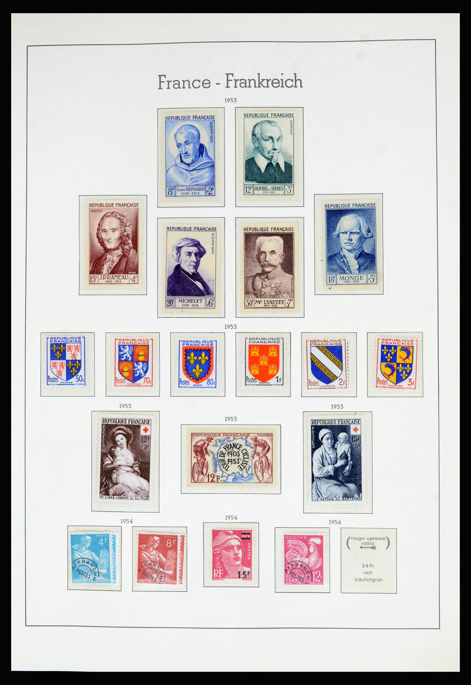 36694 069 - Postzegelverzameling 36694 Frankrijk 1863-2006.