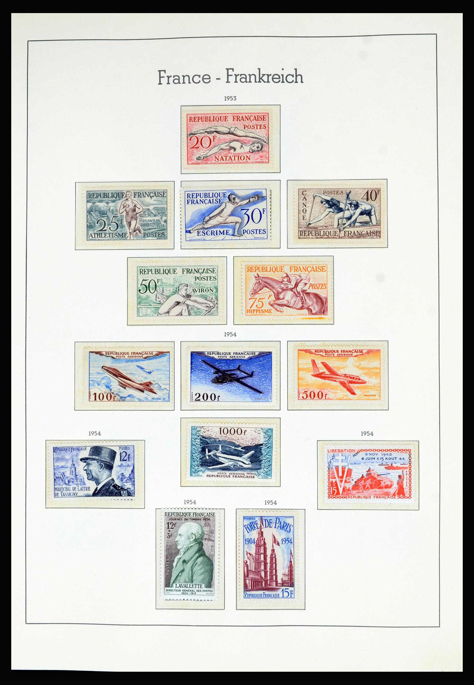 36694 070 - Postzegelverzameling 36694 Frankrijk 1863-2006.